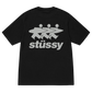 Stussy Surfwalk Pigment Dyed Tee Black