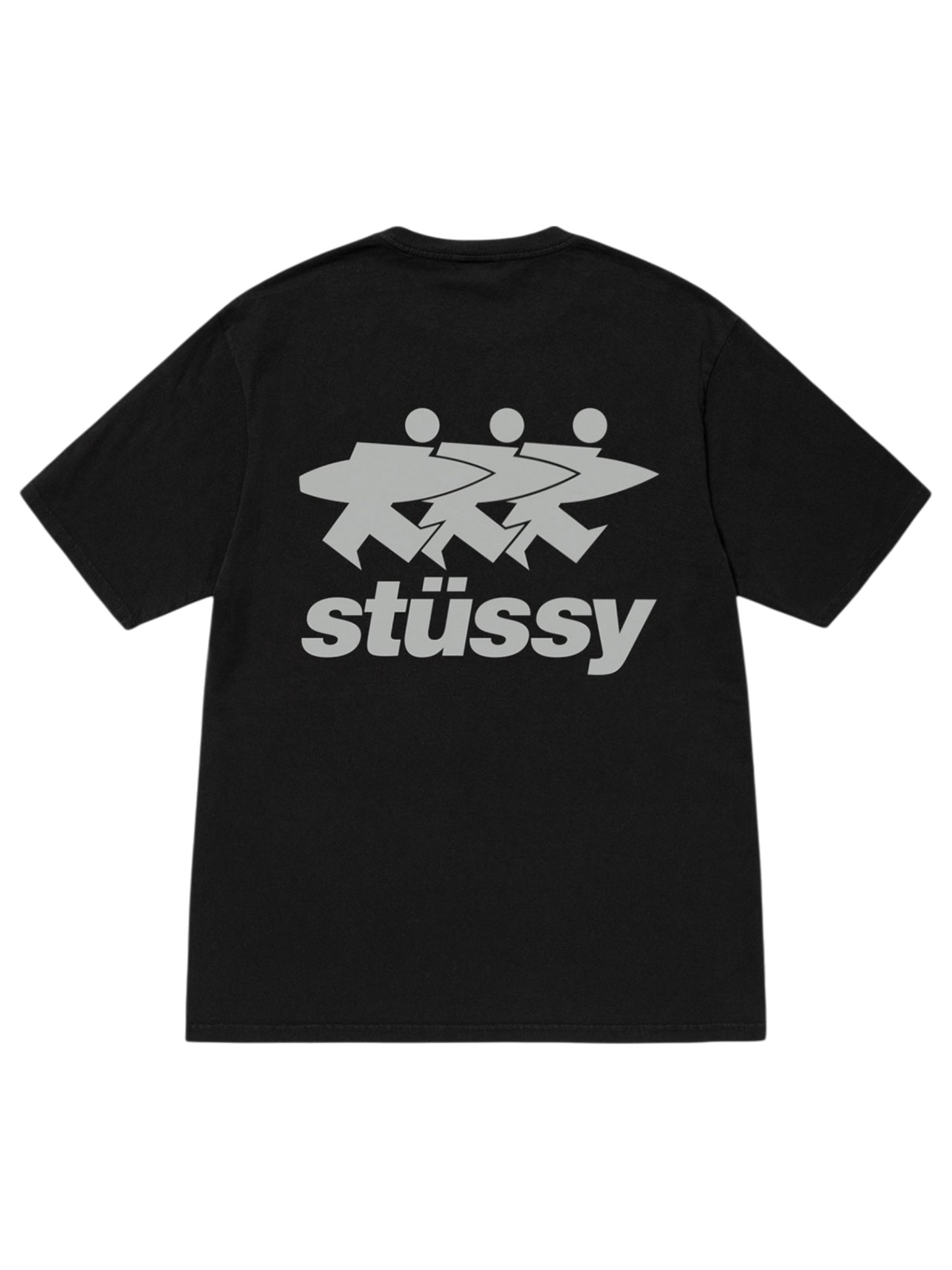 Stussy Surfwalk Pigment Dyed Tee Black