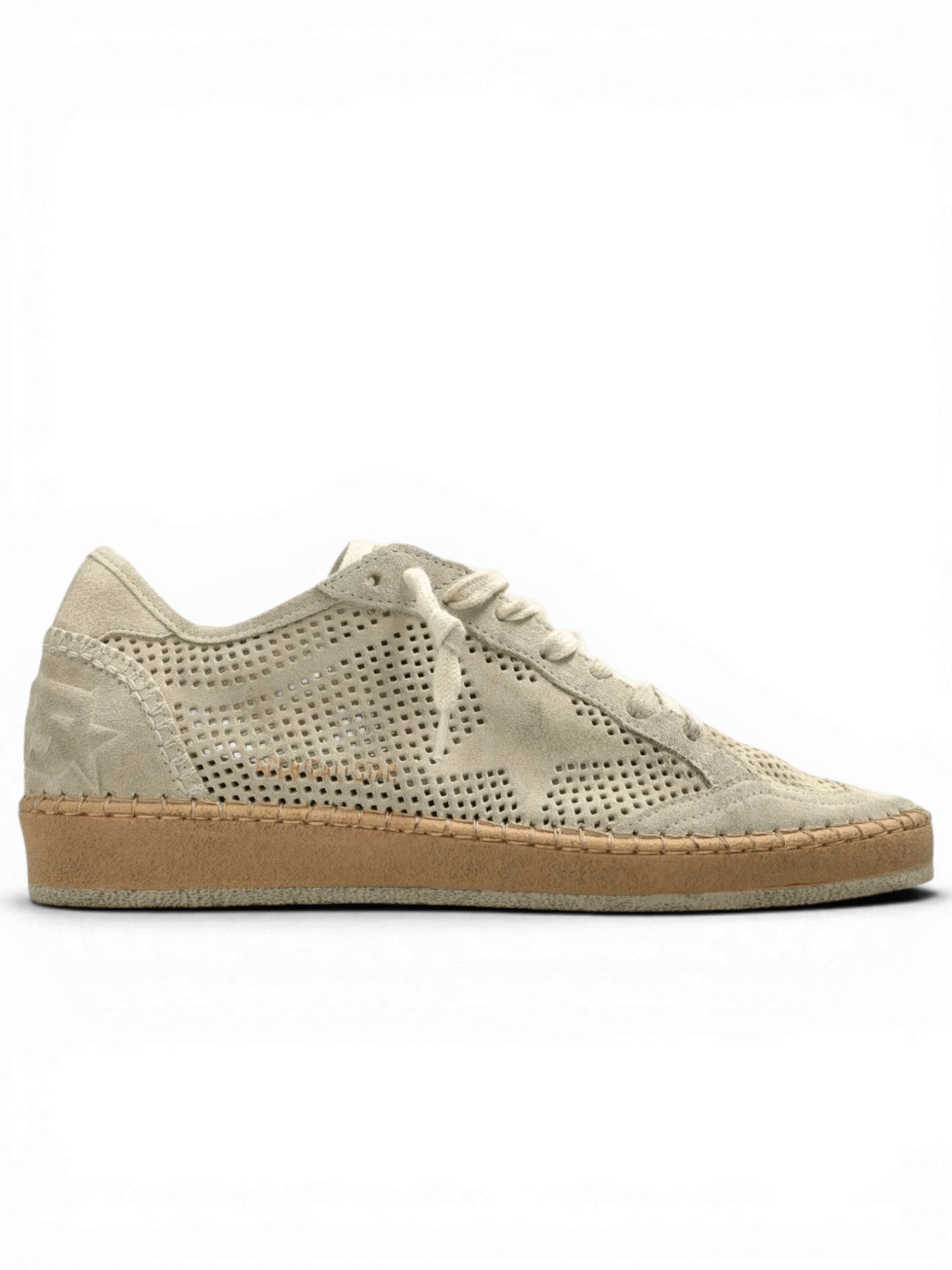 Golden Goose Ball Star Sneakers traforate Beige