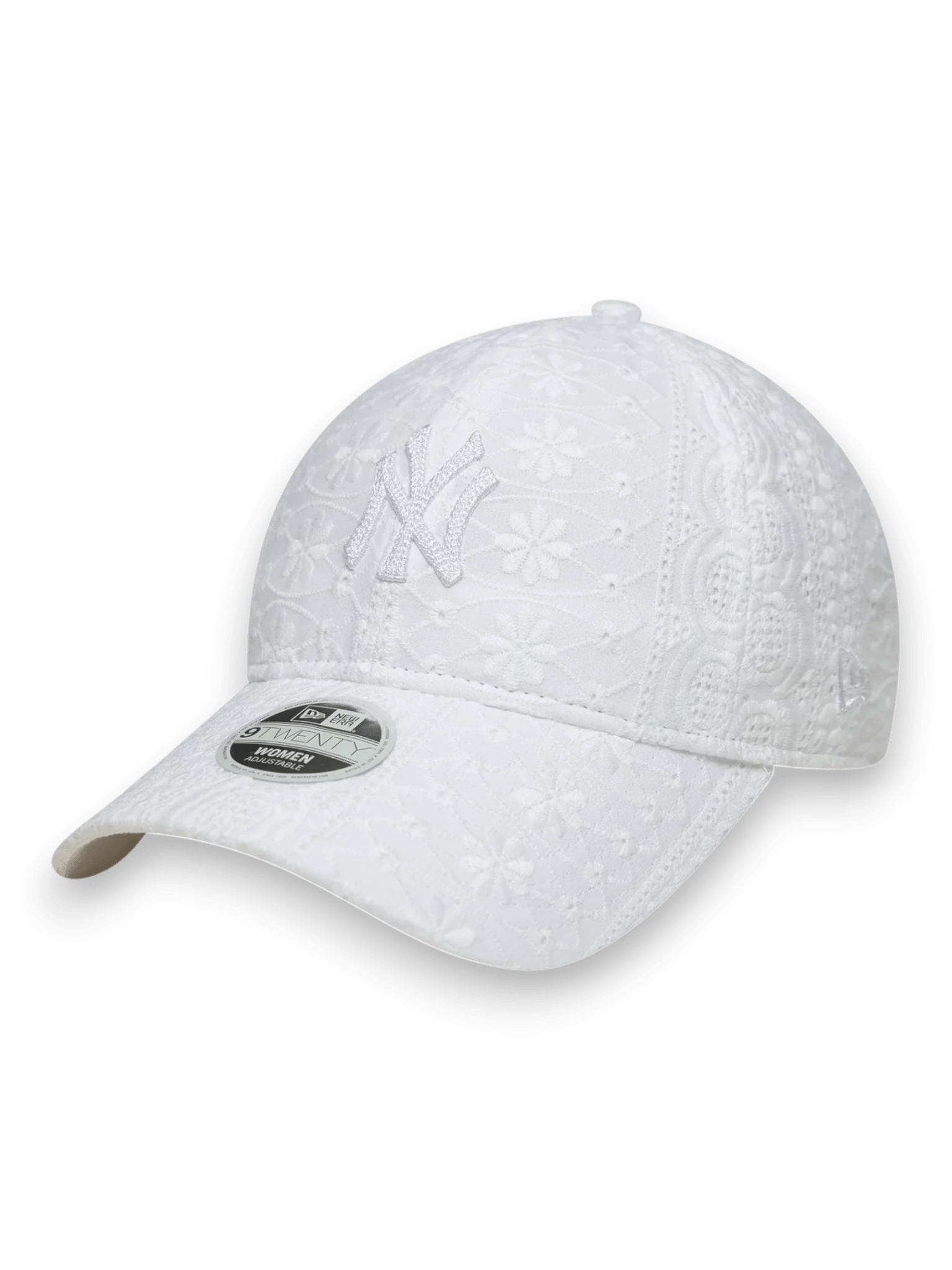 New Era 9TWENTY New York Yankees MLB Broderie Donna White