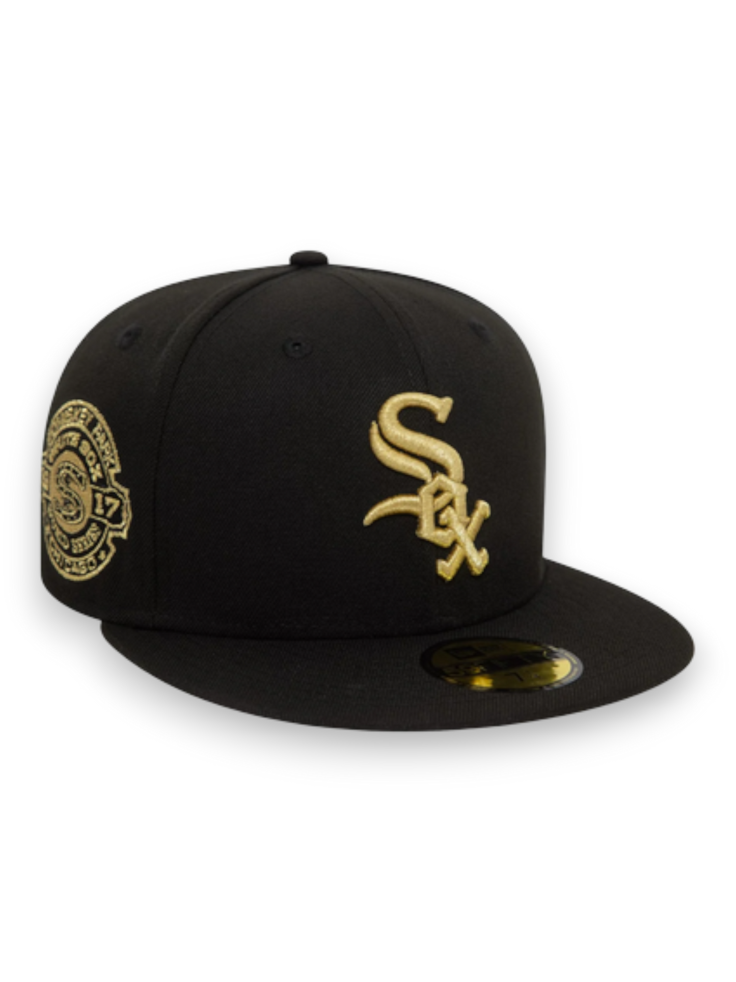 New Era Chicago White Sox Cooperstown Metallic Black 59FIFTY Fitted Cap