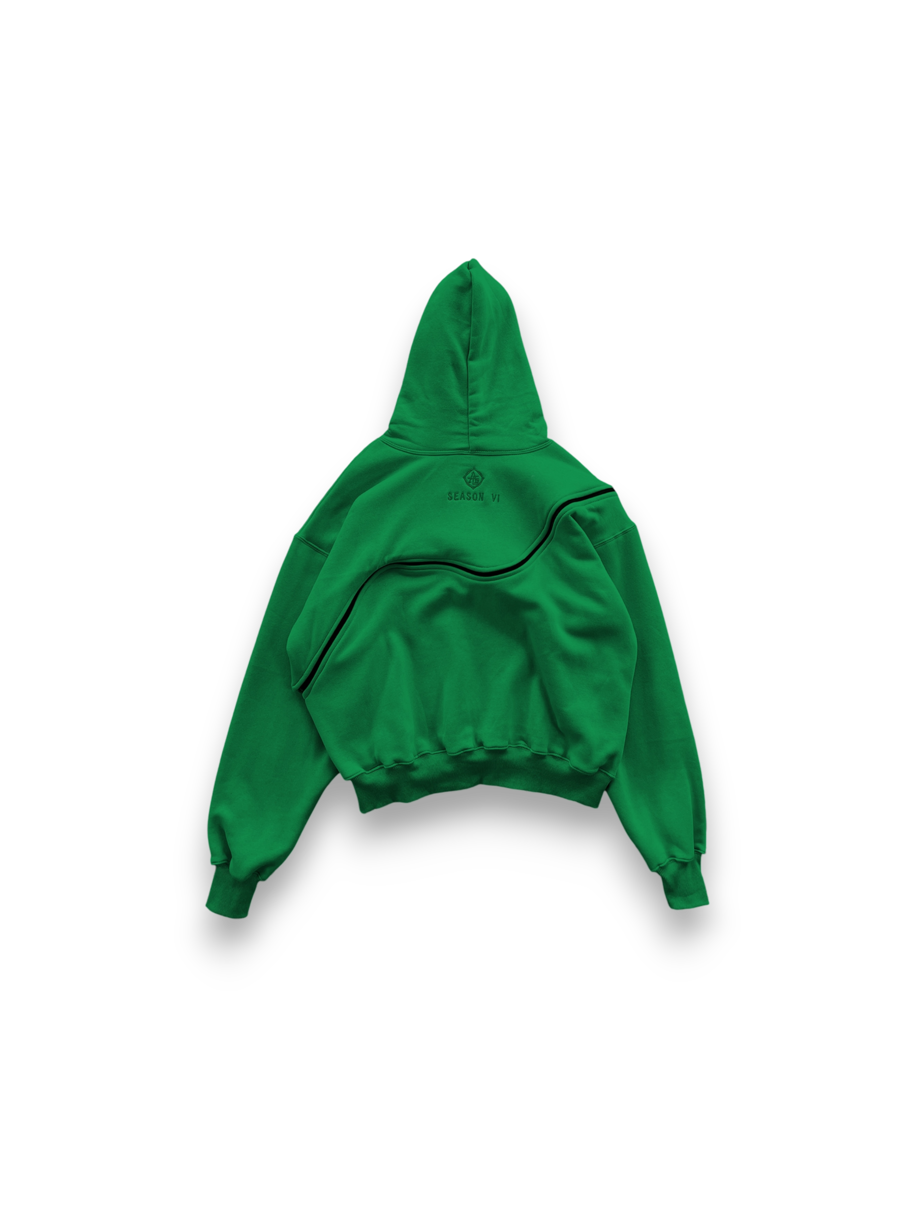 Alessio Giffi Fusion Zip Perfect Hoodie Electric Green