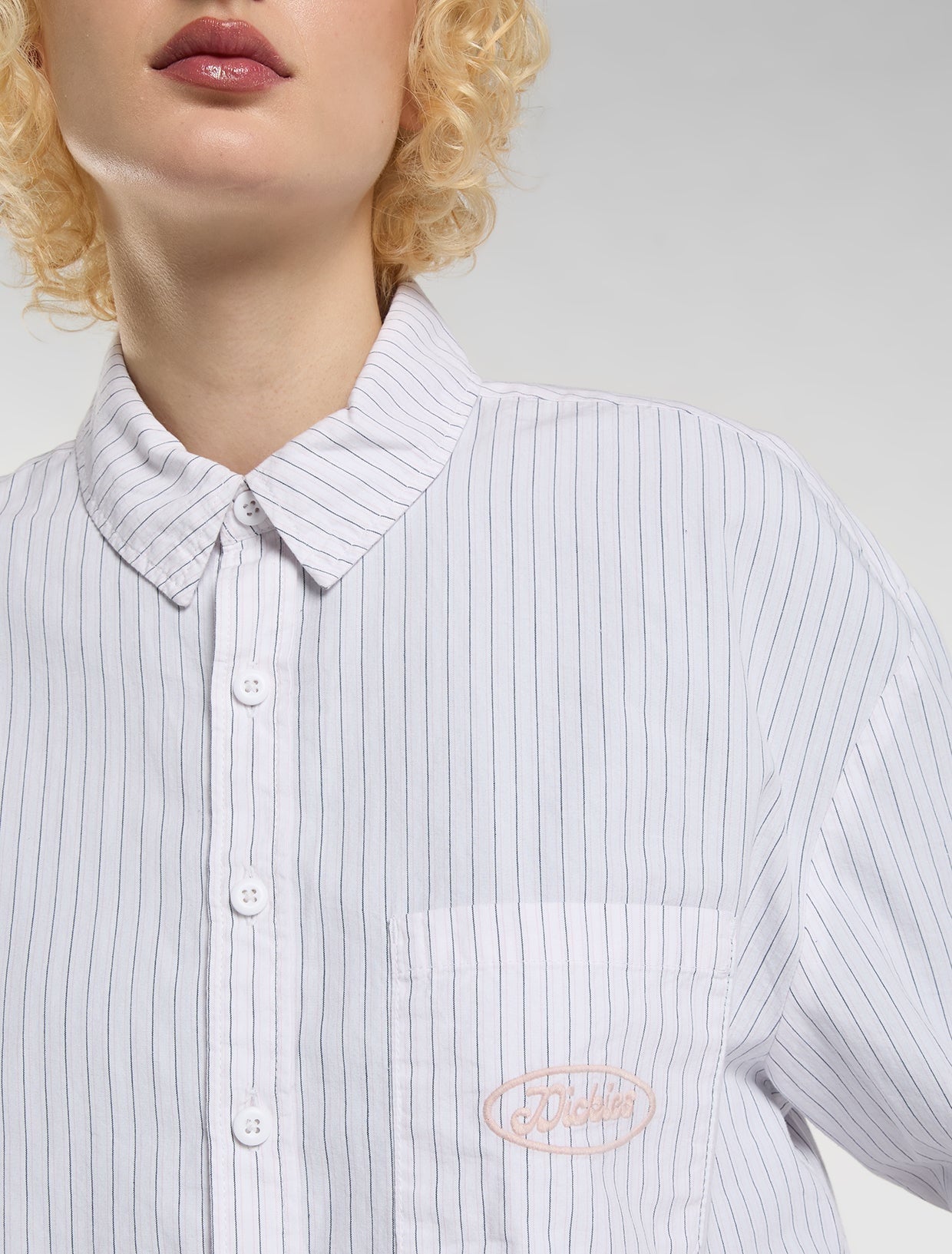 Dickies Shalimar Cropped Shirt White