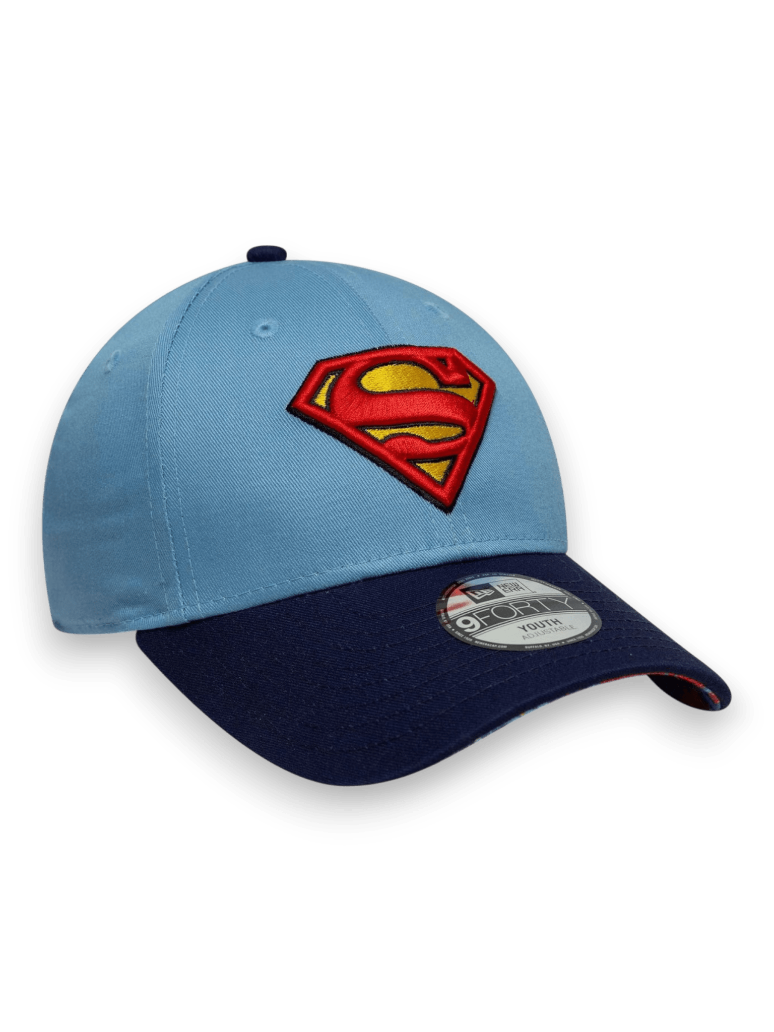 New Era 9FORTY Superman DC Blu Pastello Youth