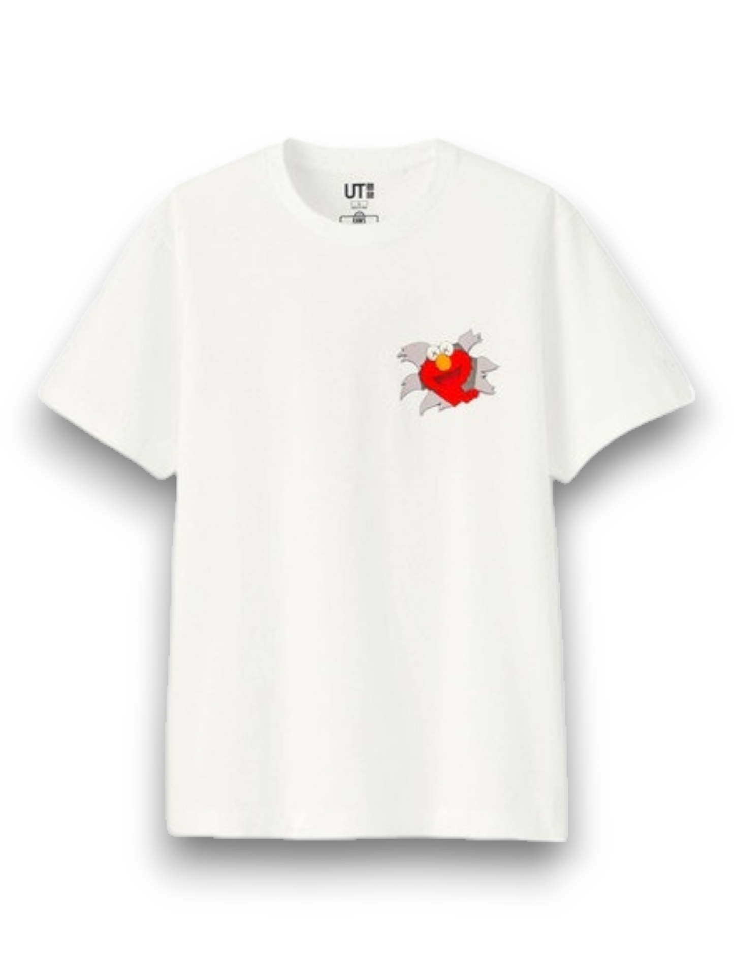 KAWS x Uniqlo x Sesame Street Elmo Tee (Asia Sizing) White