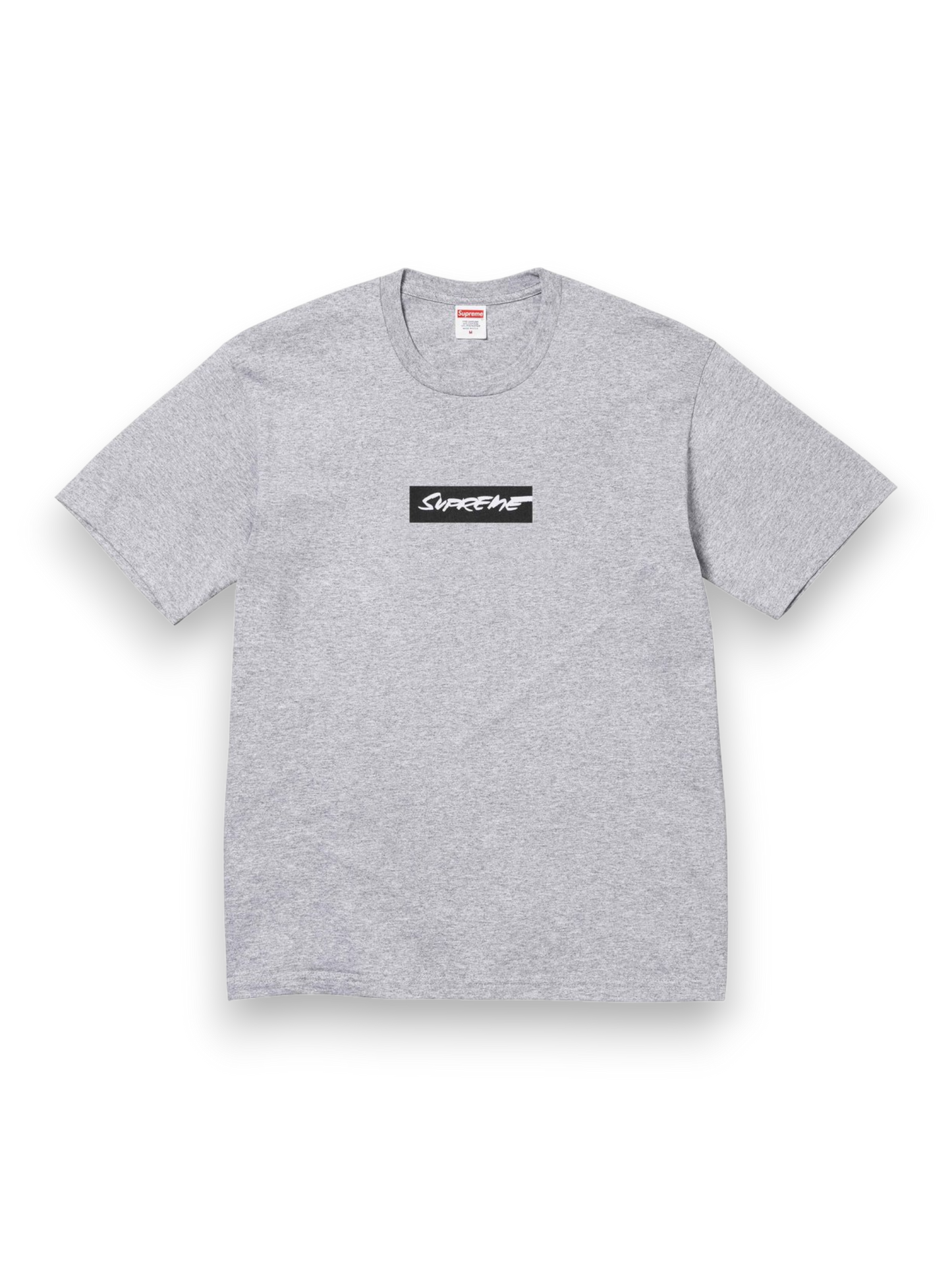 Supreme Futura Box Logo Tee Heather Grey