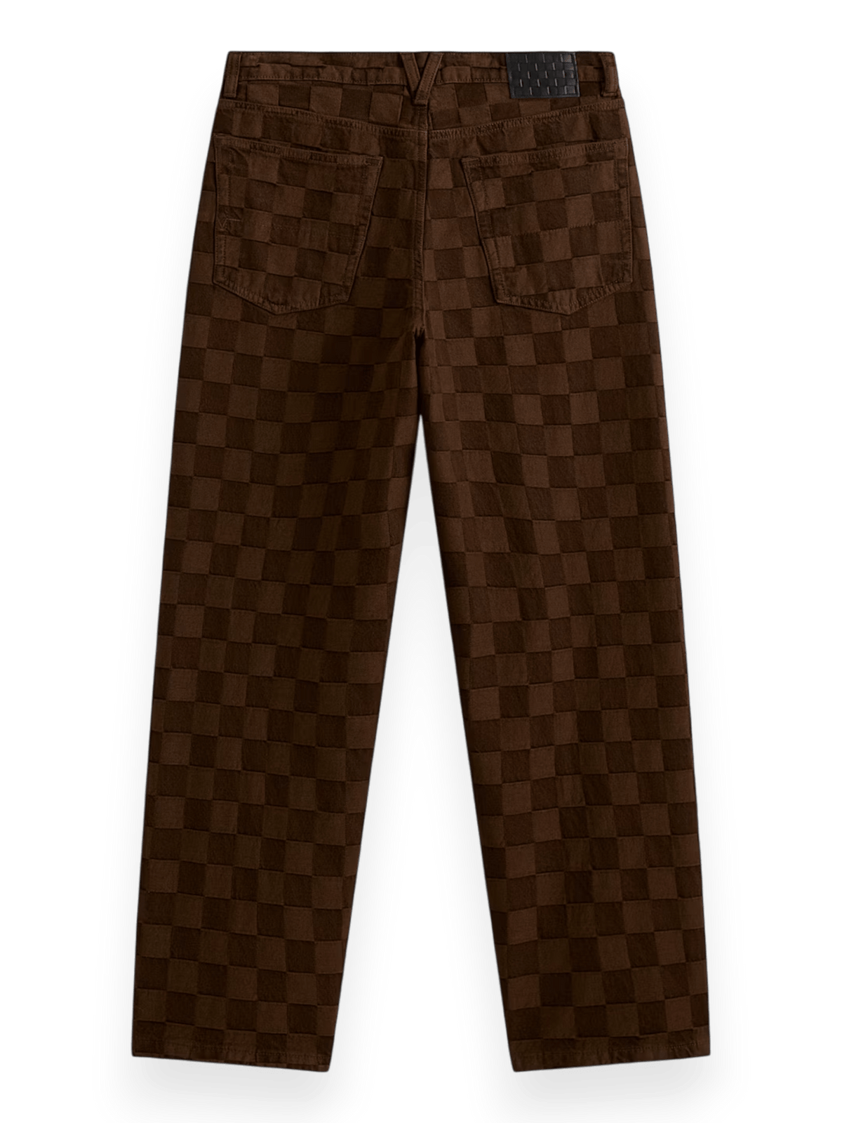 Vans Pantaloni baggy in denim Check-5 Brown