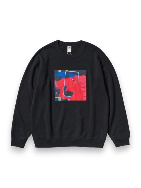 KAWS x Uniqlo Warhol Graphic 476119 Sweatshirt Black