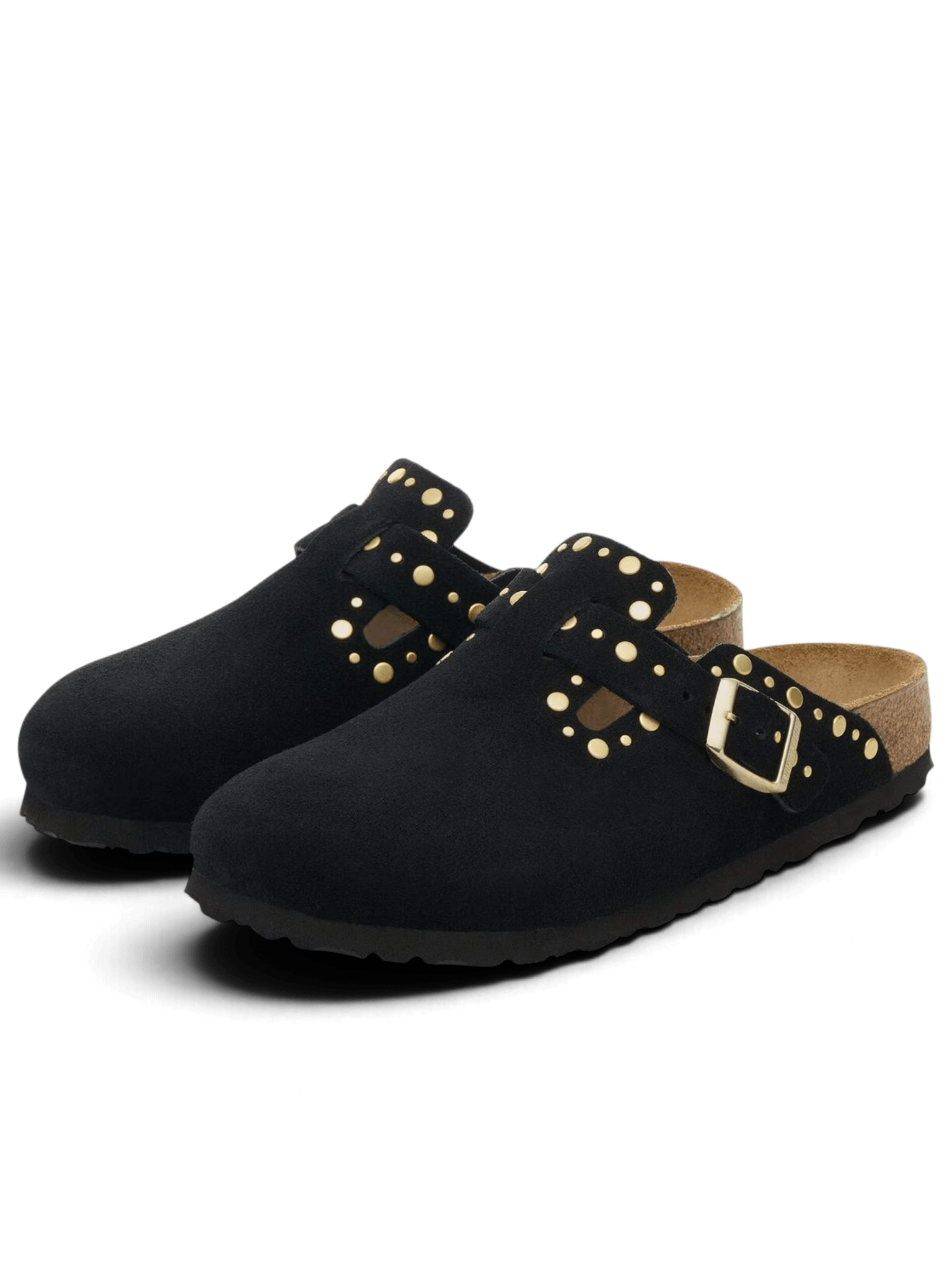 Birkenstock Boston Rivets Black