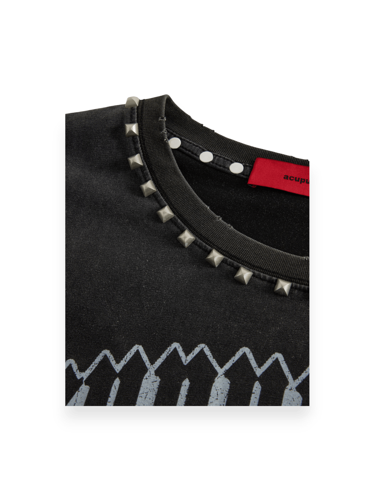 Acupuncture Punker Tee Washed Black