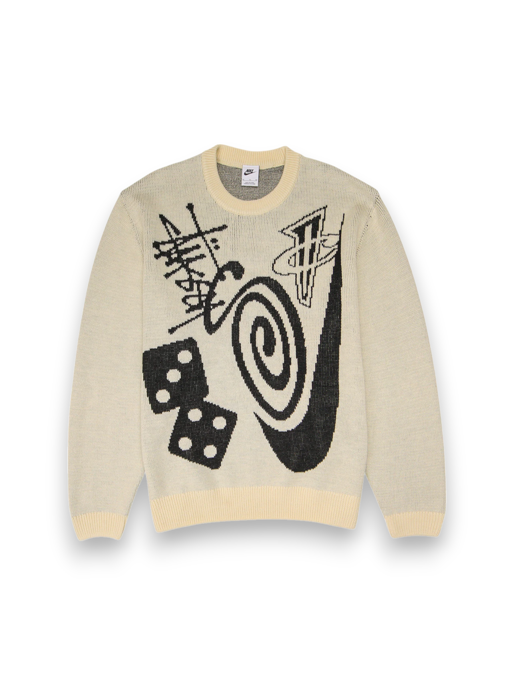 Nike x Stussy Knit Sweater (Asia Sizing) Natural