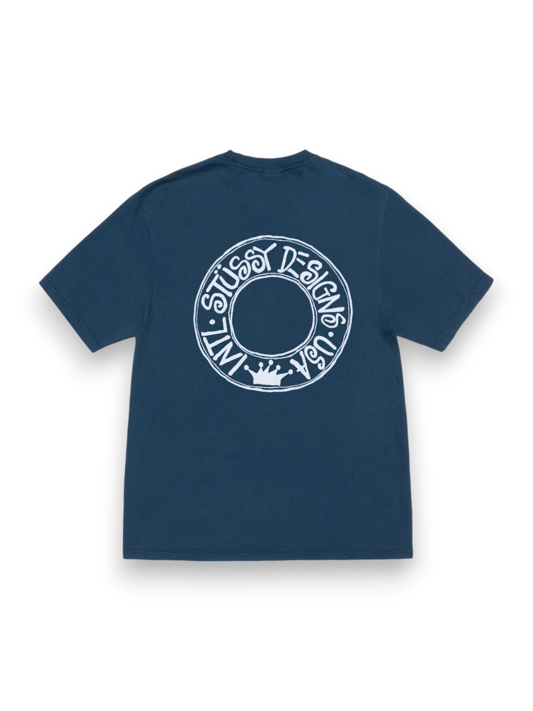 Stussy Buana Pigment Dyed Tee Navy