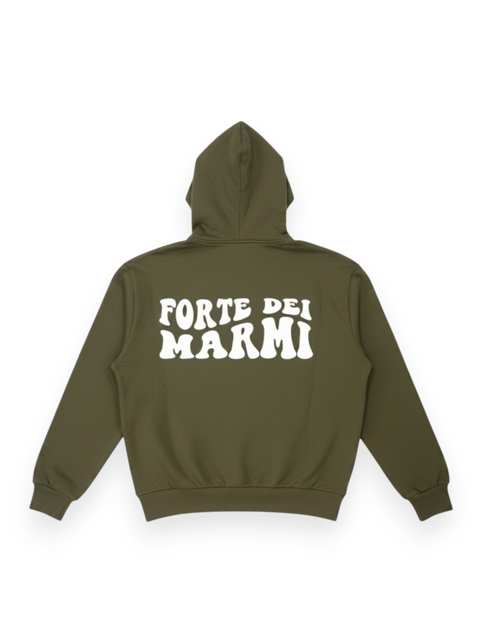 Oblio Forte dei Marmi Zip Hoodie Olive