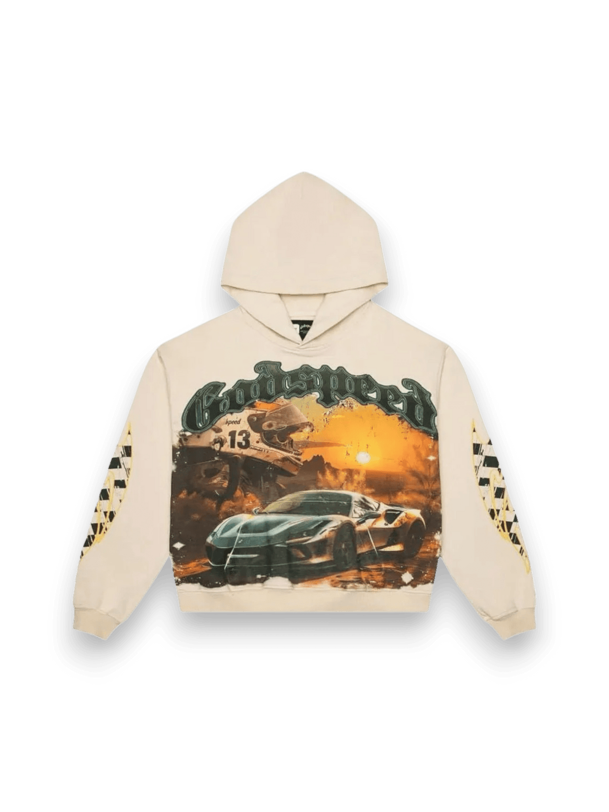 Godspeed Sunset Drift Hoodie Bone