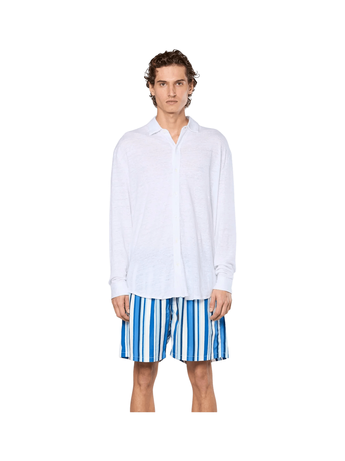 AINKER – Stripe 829 L.Blue Swimwear