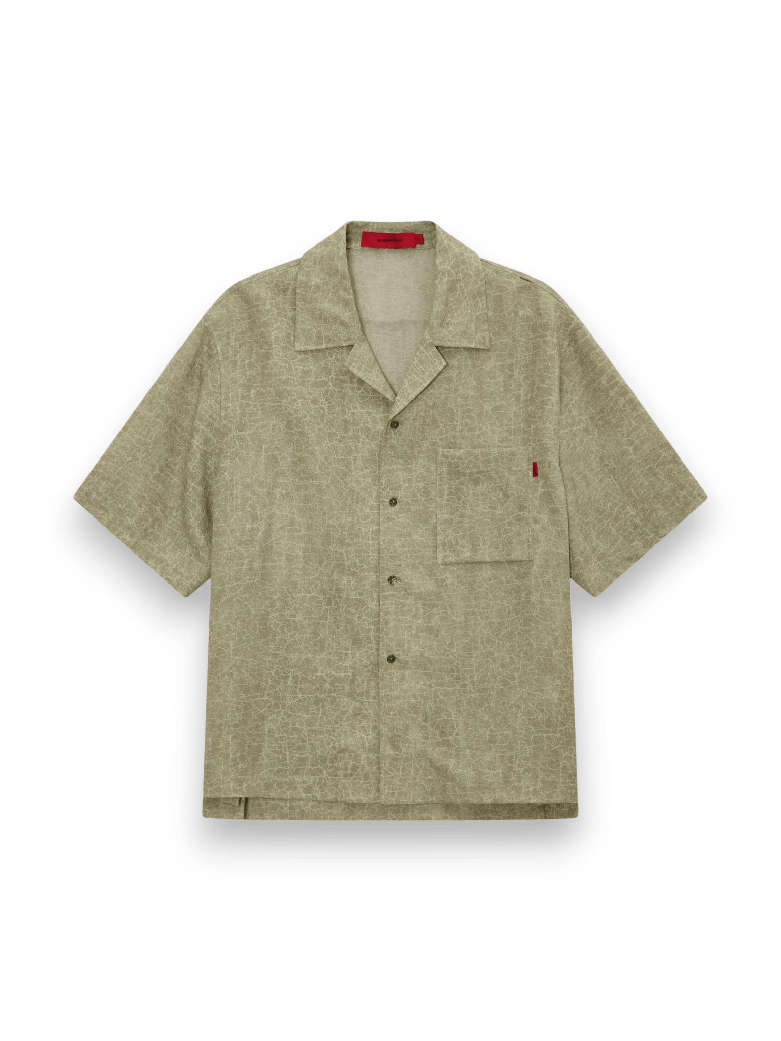 Acupuncture Cracked Shirt S/S Marble Sand