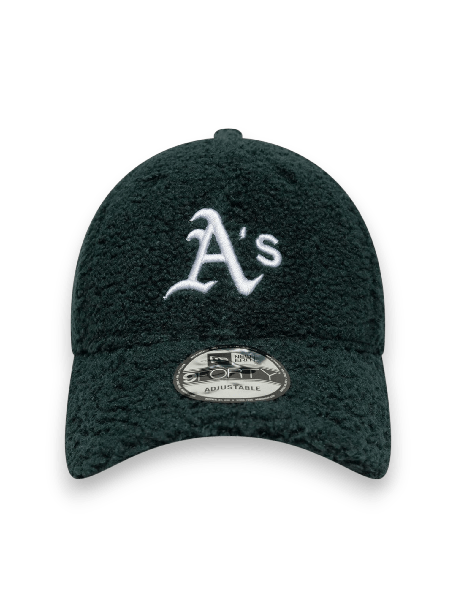 New Era 9FORTY Oakland Athletics MLB Winter Borg Verde Scuro
