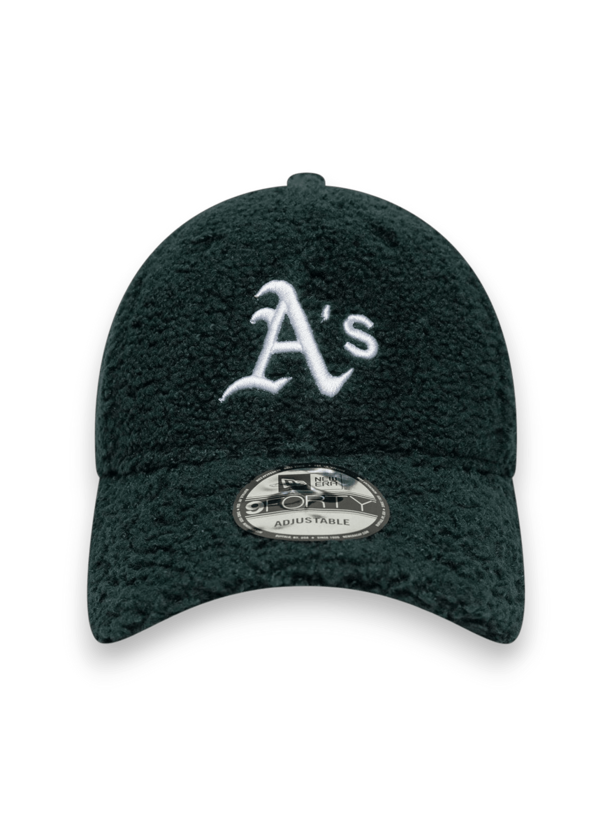New Era 9FORTY Oakland Athletics MLB Winter Borg Verde Scuro