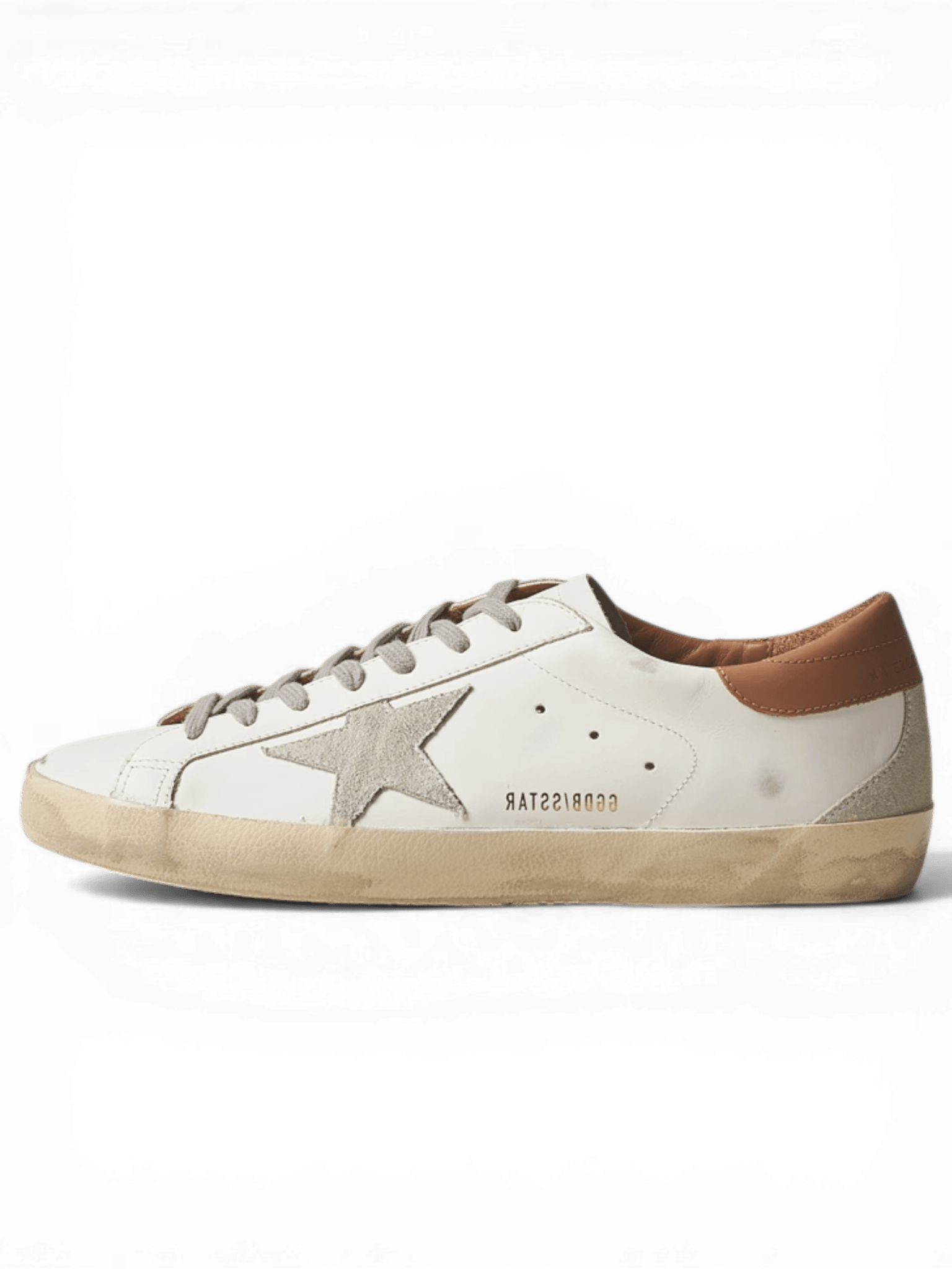 Golden Goose Super-Star White/Light Brown