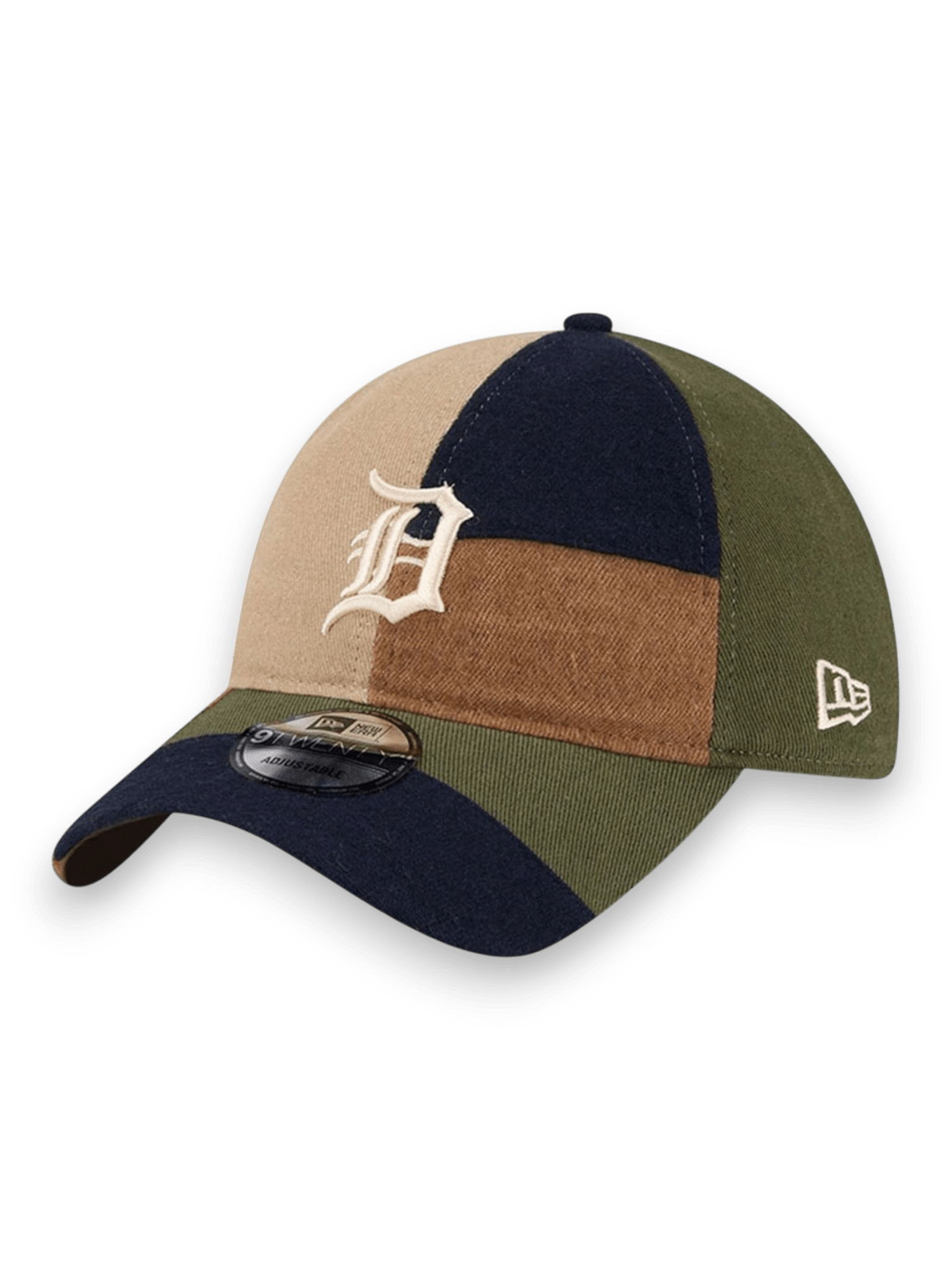 New Era 9TWENTY Detroit Tigers MLB Patchwork Marrone