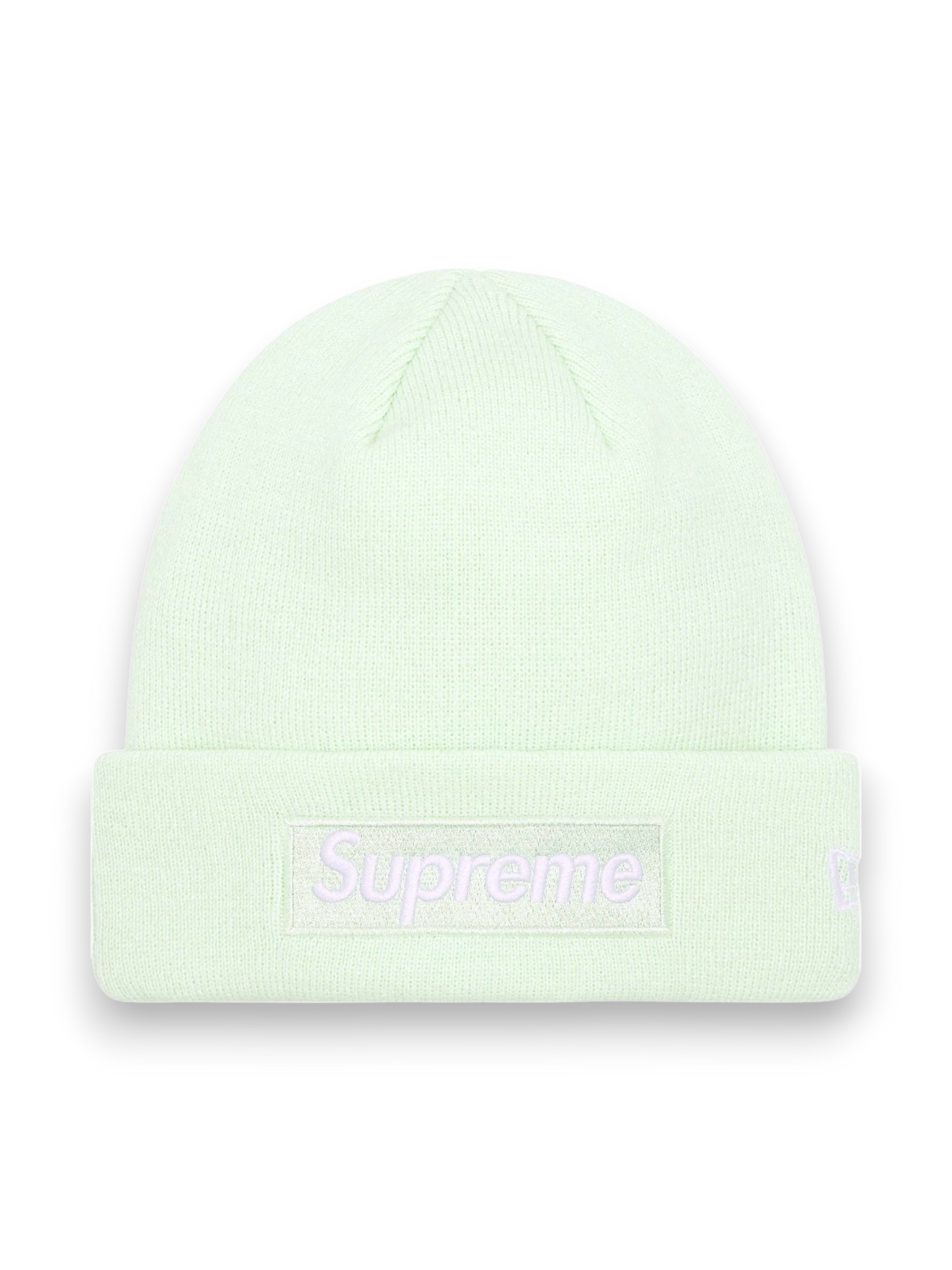 Supreme New Era Box Logo Beanie (FW23) Light Green