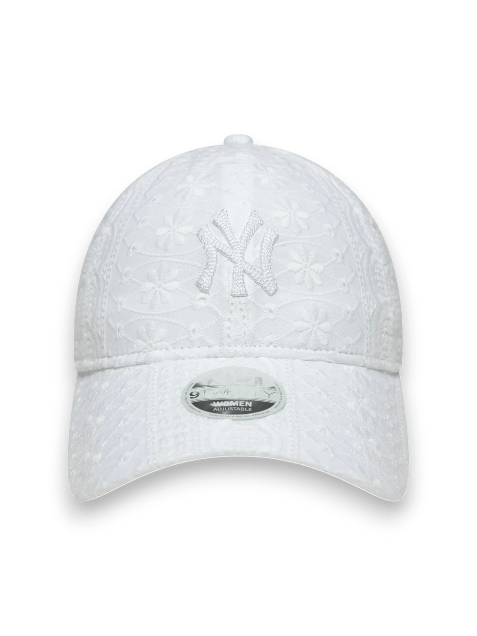 New Era 9TWENTY New York Yankees MLB Broderie Donna White