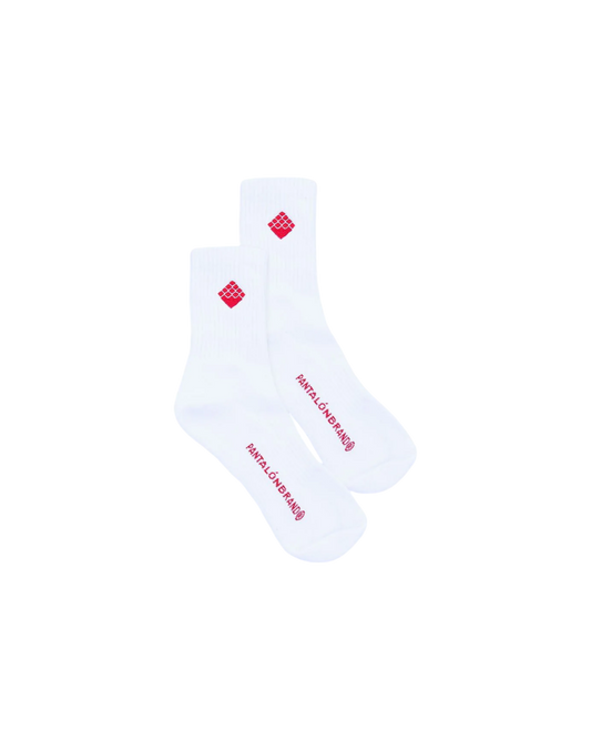 Pantalon Everyday Core Socks White/Red