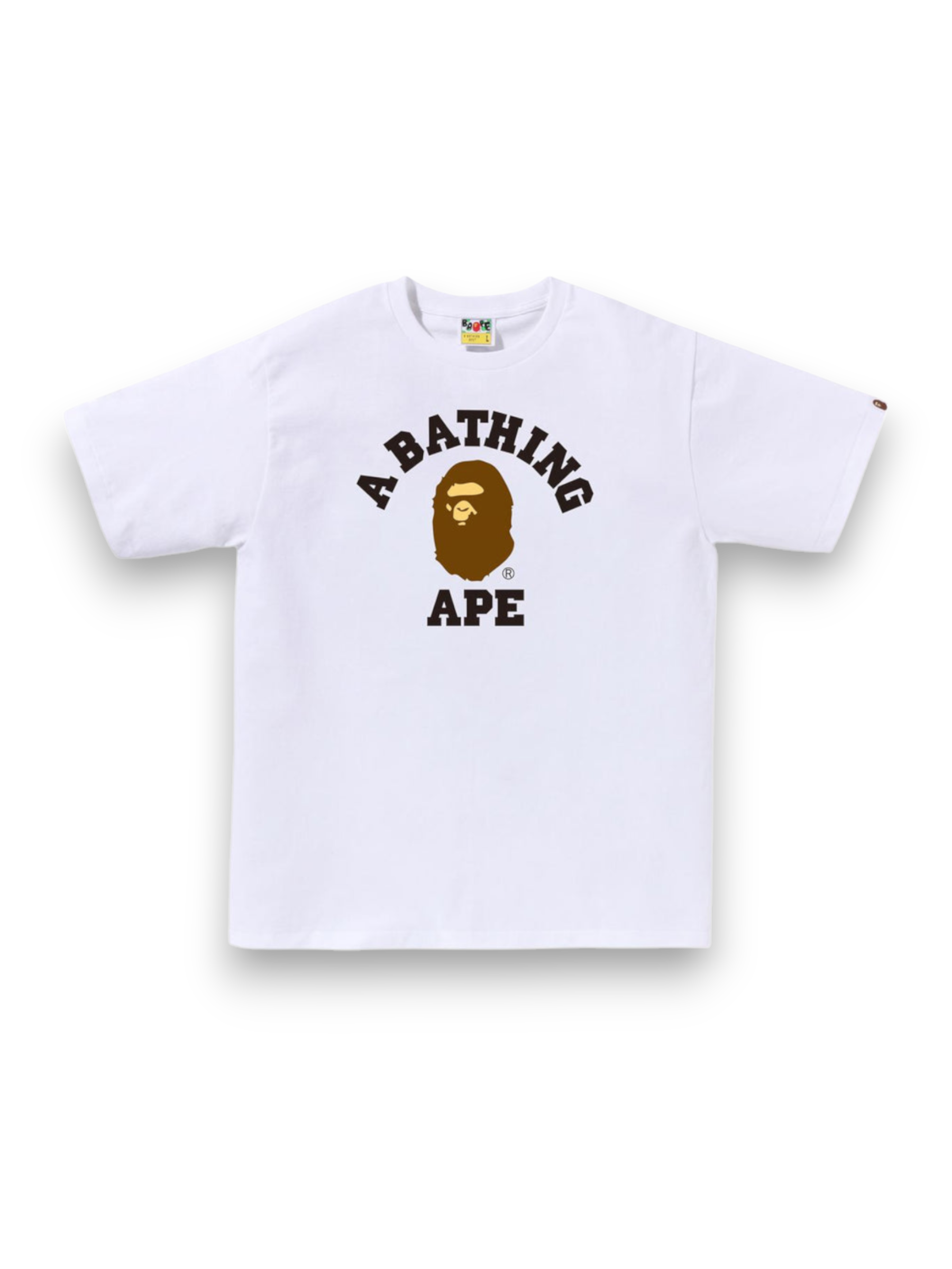 BAPE College Tee White