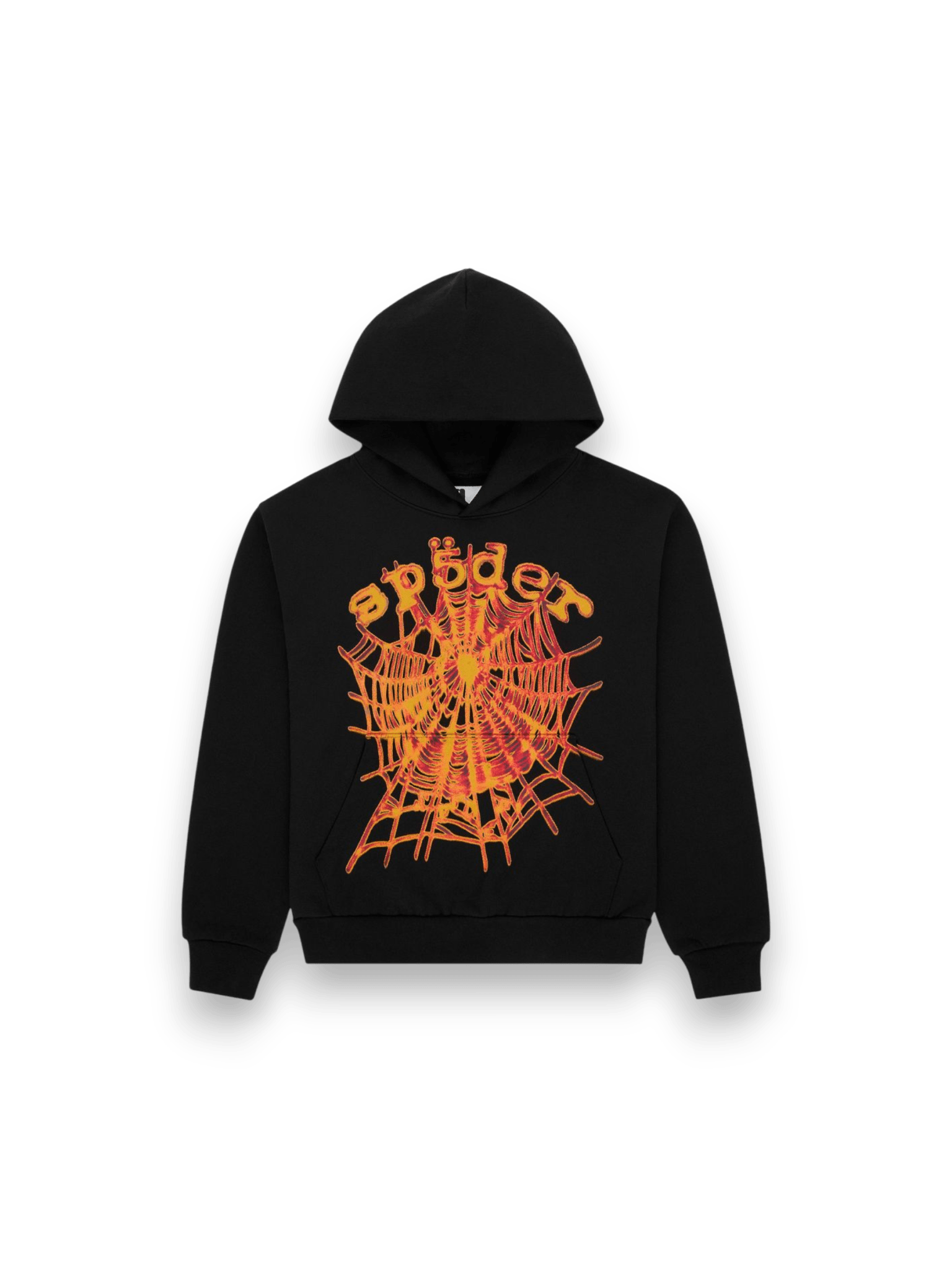 Sp5der OG Web Hoodie Black