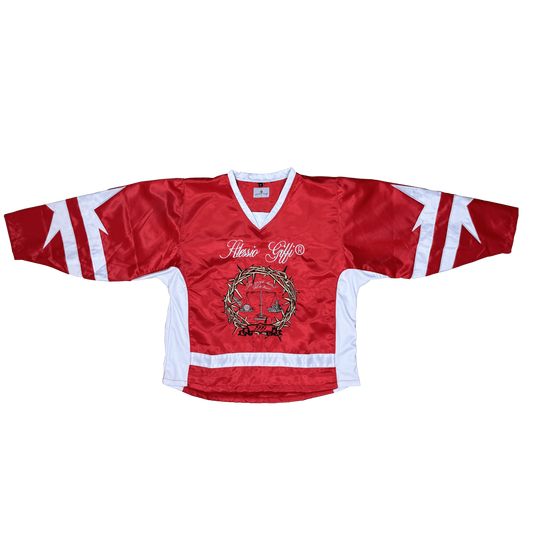 ALESSIO GIFFI Work Hard Hockey Jersey satin red