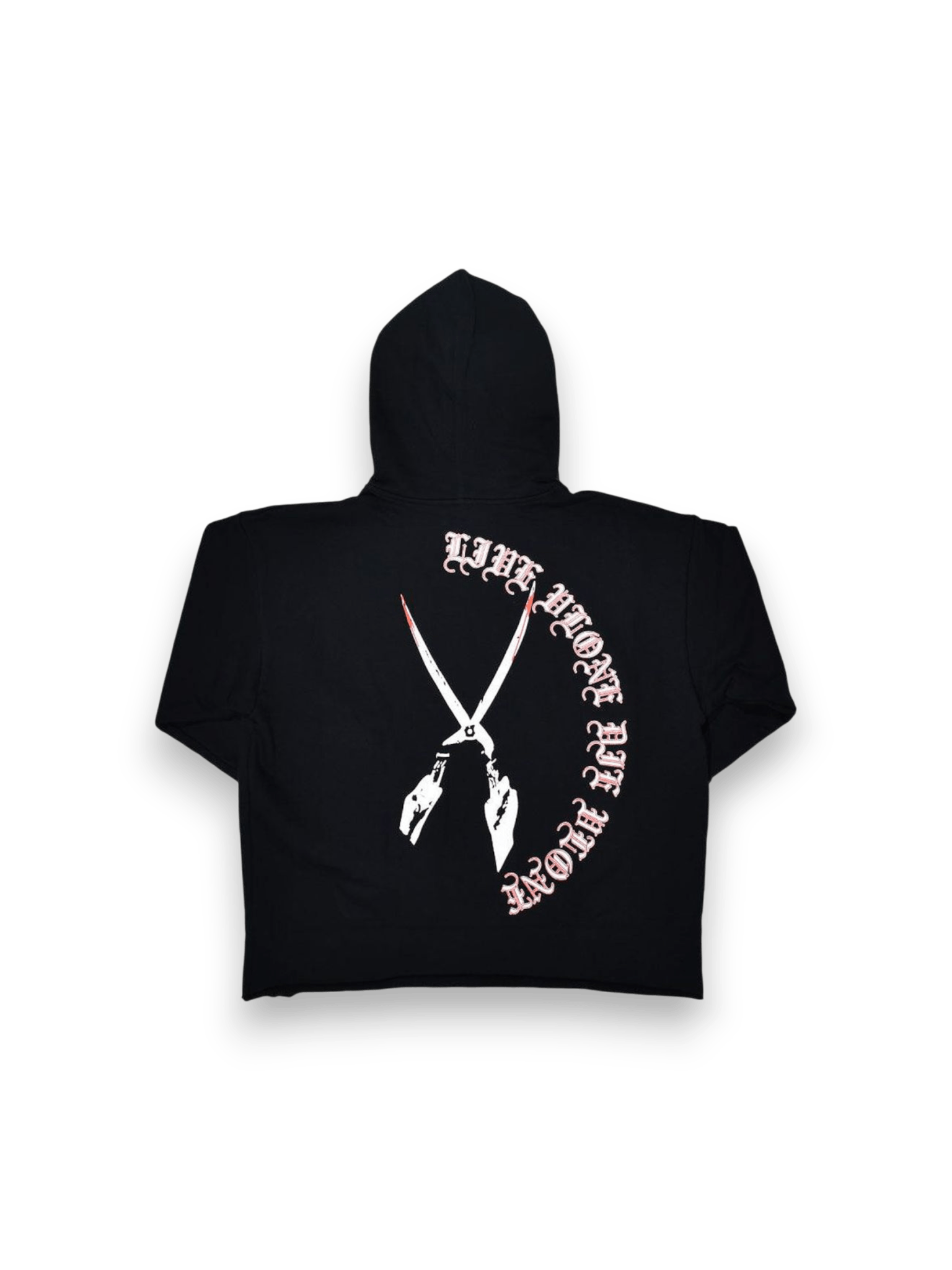 Vlone Scissors Hoodie, Black