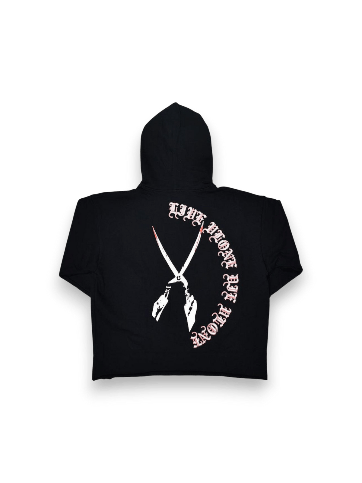 Vlone Scissors Hoodie, Black