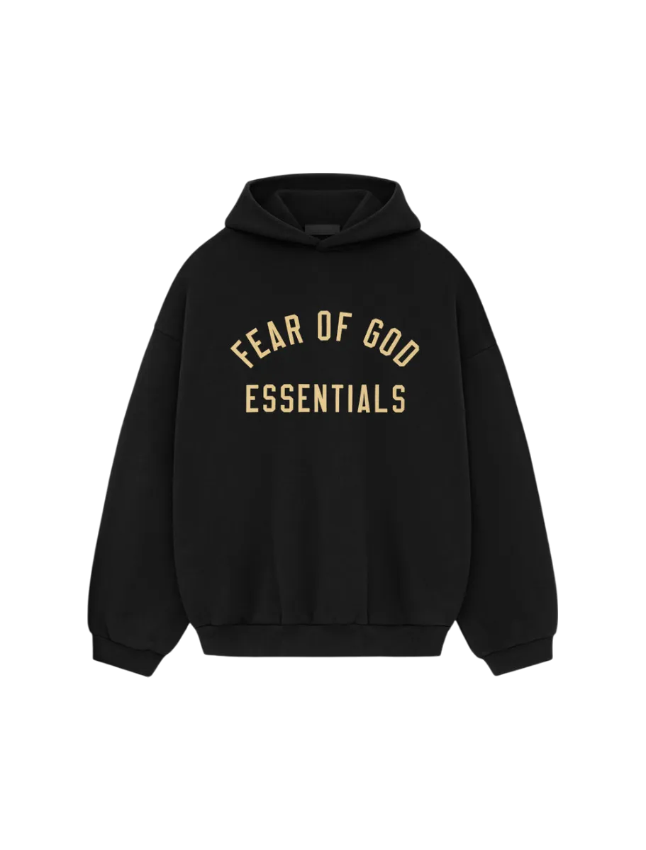 Fear of God Essentials Fleece Hoodie Black
