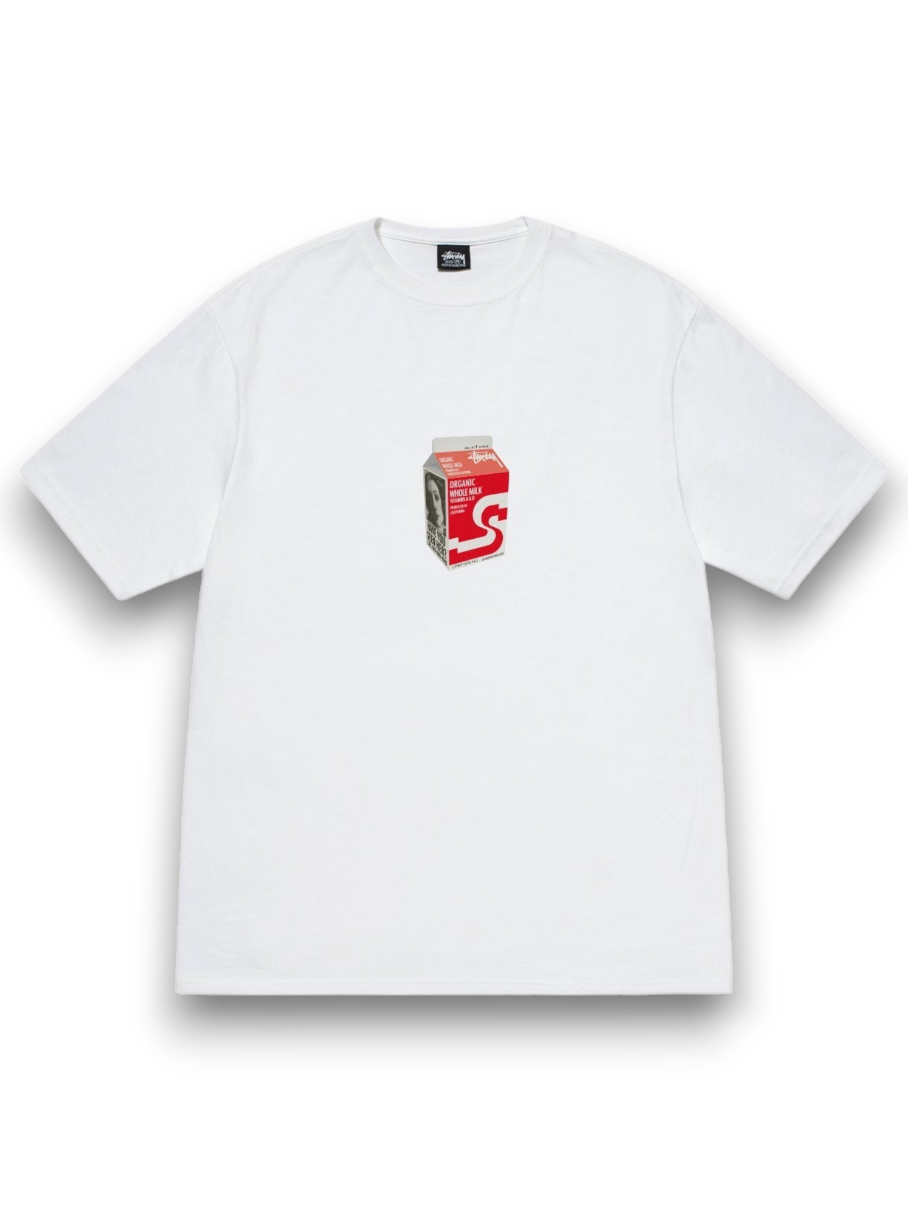 Stussy milk tee white