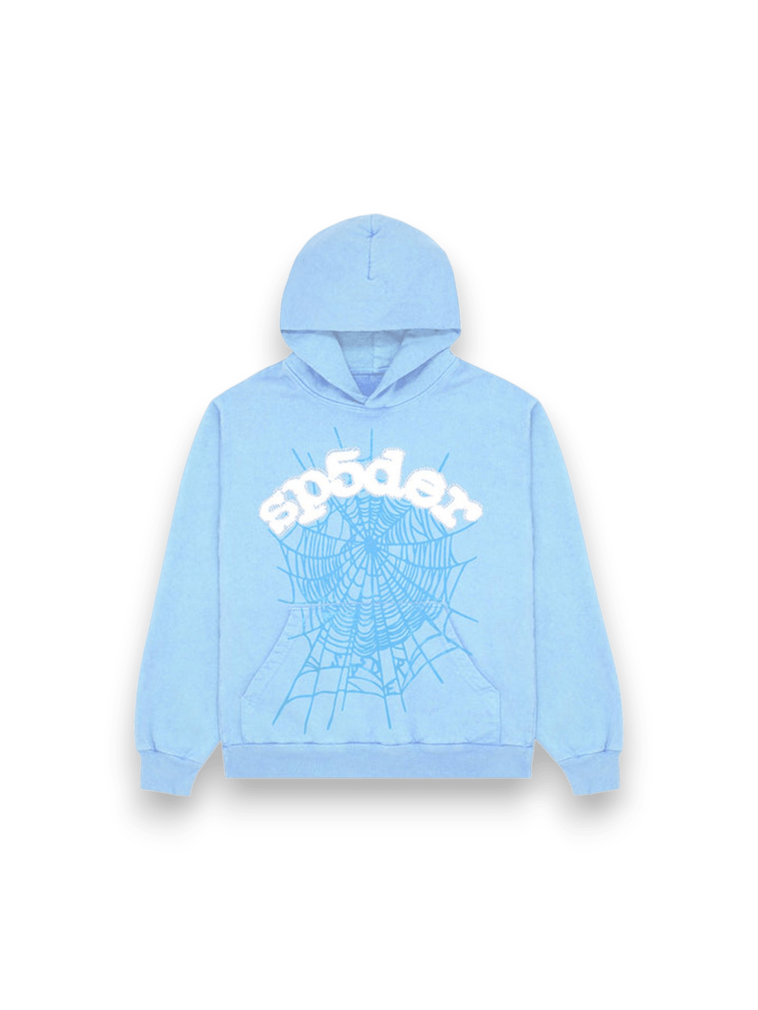Sp5der Web Hoodie Sky Blue