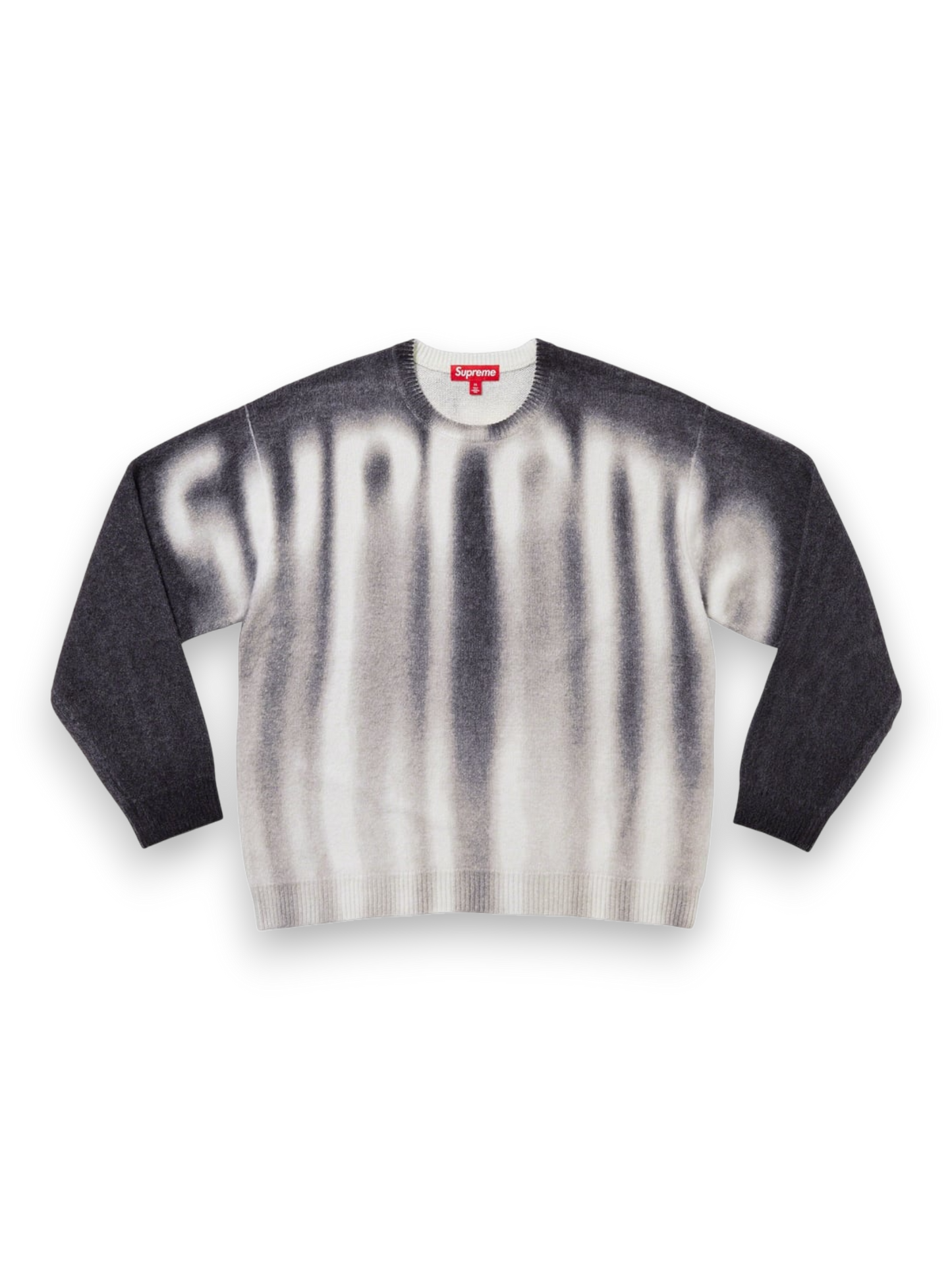 Supreme Blurred Logo Sweater Black