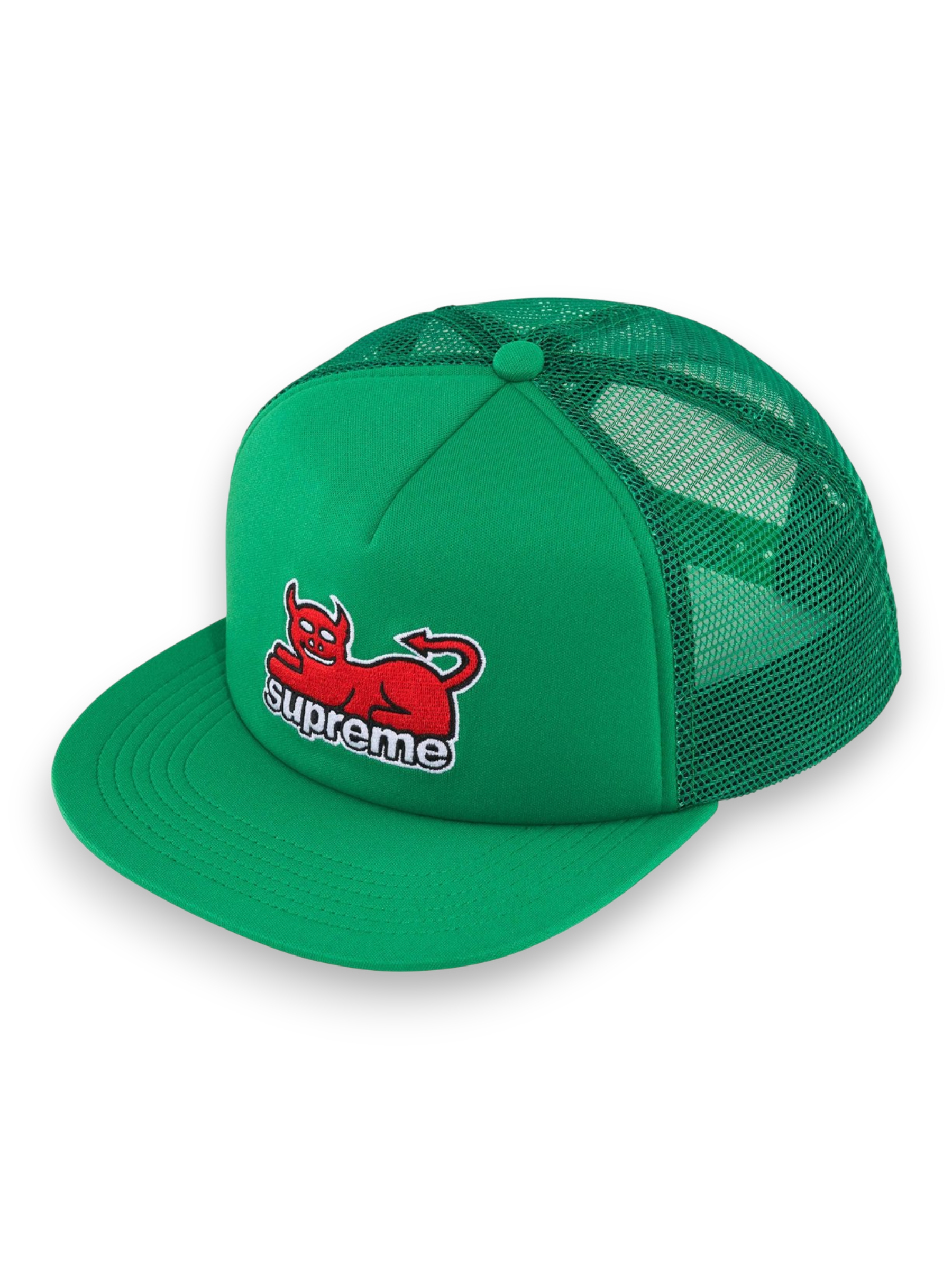 Supreme Toy Machine Mesh Back 5-Panel Green