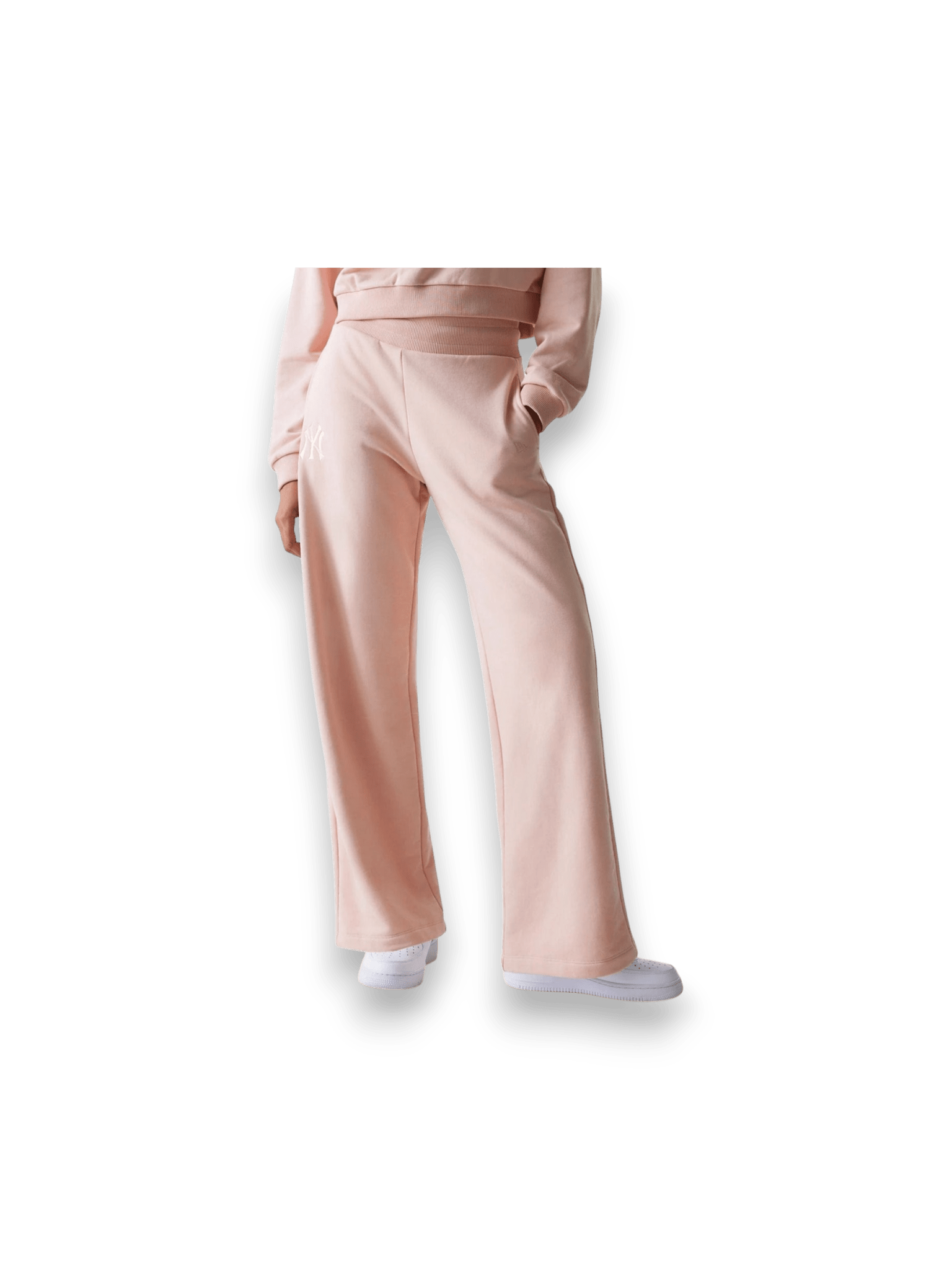 Joggers New York Yankees MLB Straight Leg Pink Donna