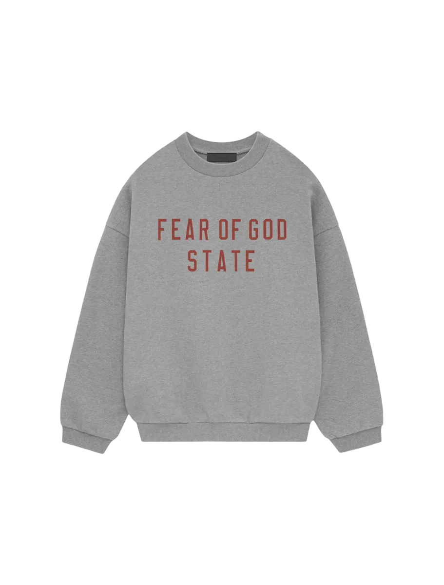 Fear of God Essentials Fleece II Crewneck Dark Heather