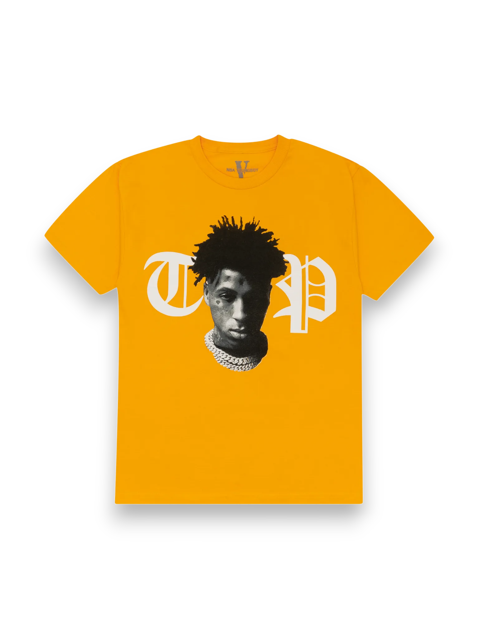YoungBoy NBA x Vlone Peace Hardly Tee Yellow