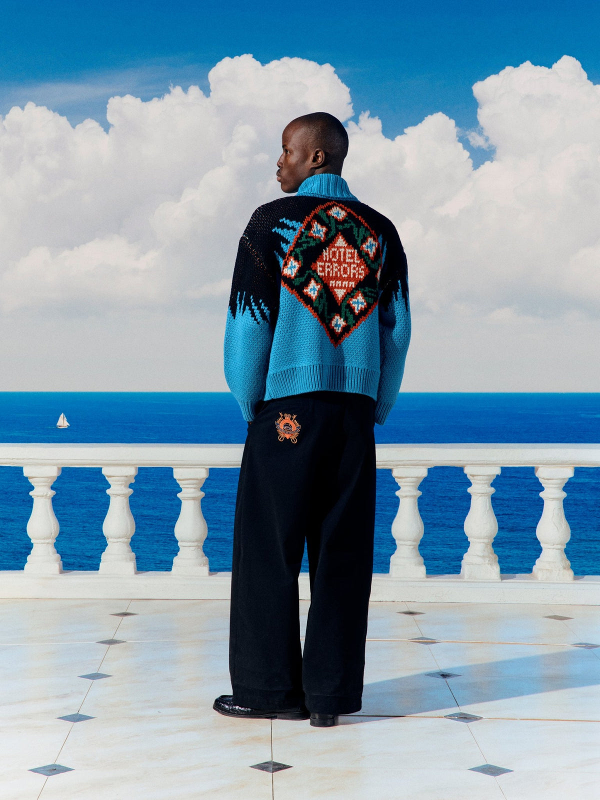 House Of Errors Crown Trousers In Black