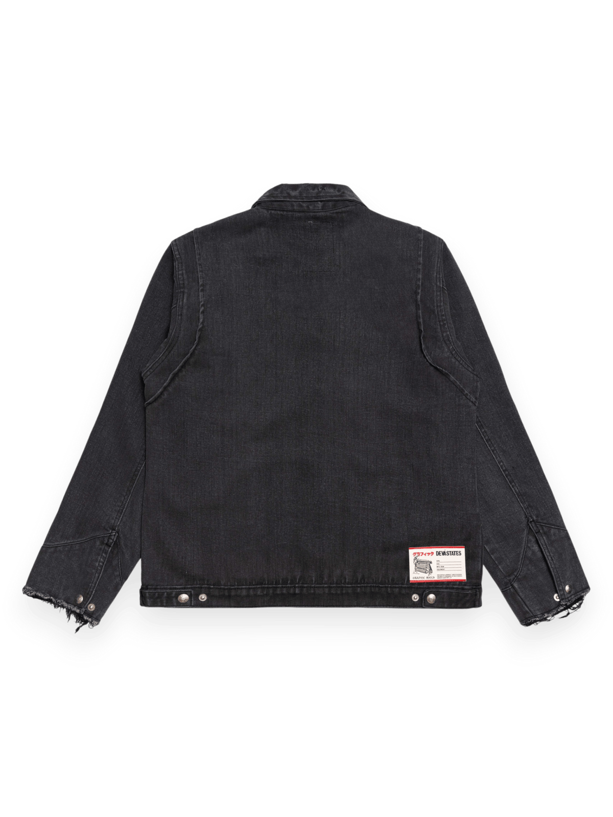 DEVÁ STATES GRUNT Denim Work Jacket [Washed Black]