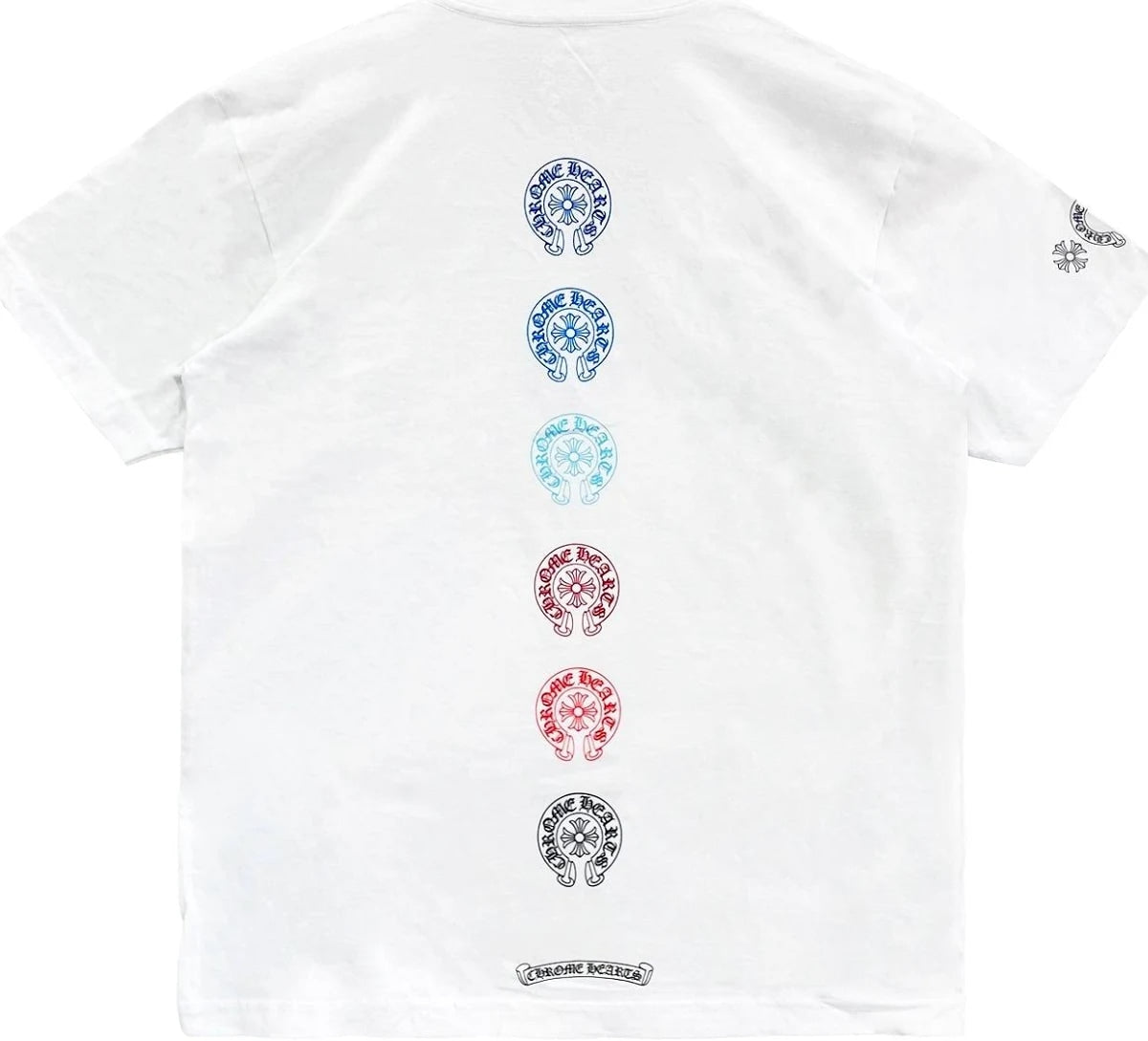 Chrome Hearts USA Gradient Horseshoe T-Shirt white