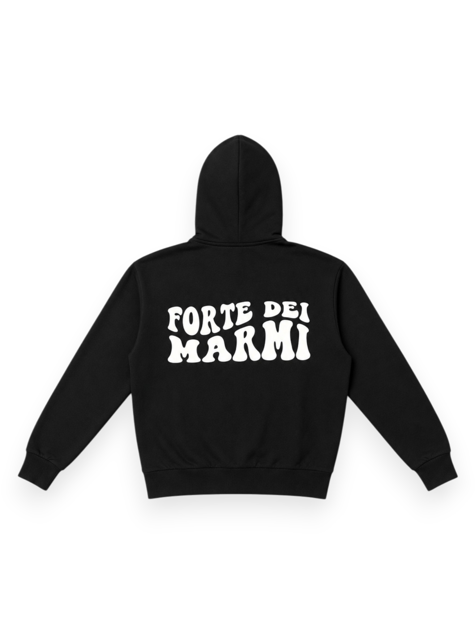 Oblio Forte dei Marmi Zip Hoodie Black