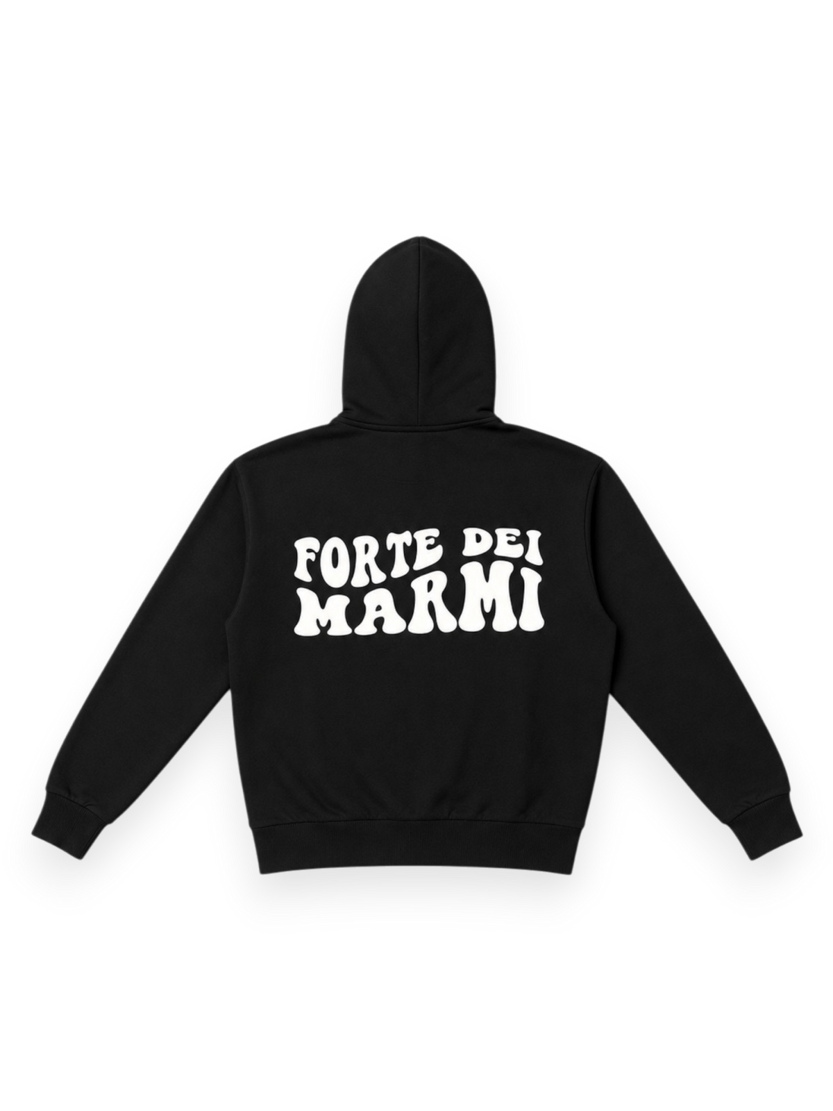 Oblio Forte dei Marmi Zip Hoodie Black