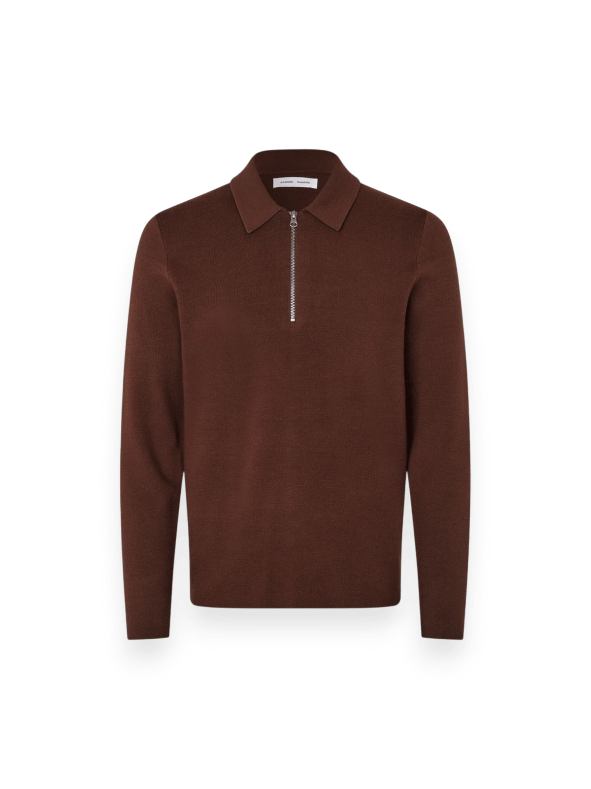 Samsøe Guna Half Zip Bitter Chocolate