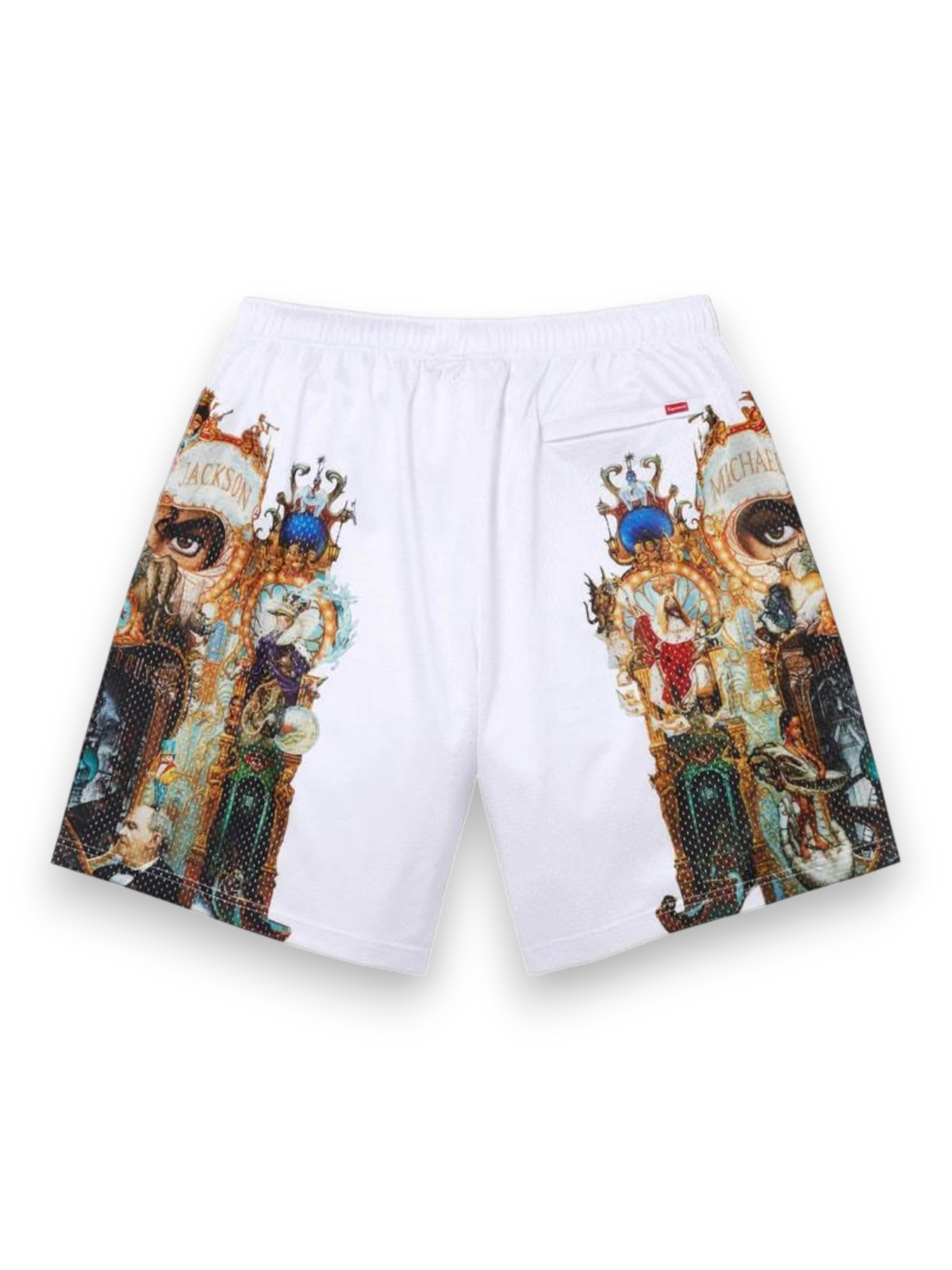 Supreme Michael Jackson Dangerous Mesh Short White