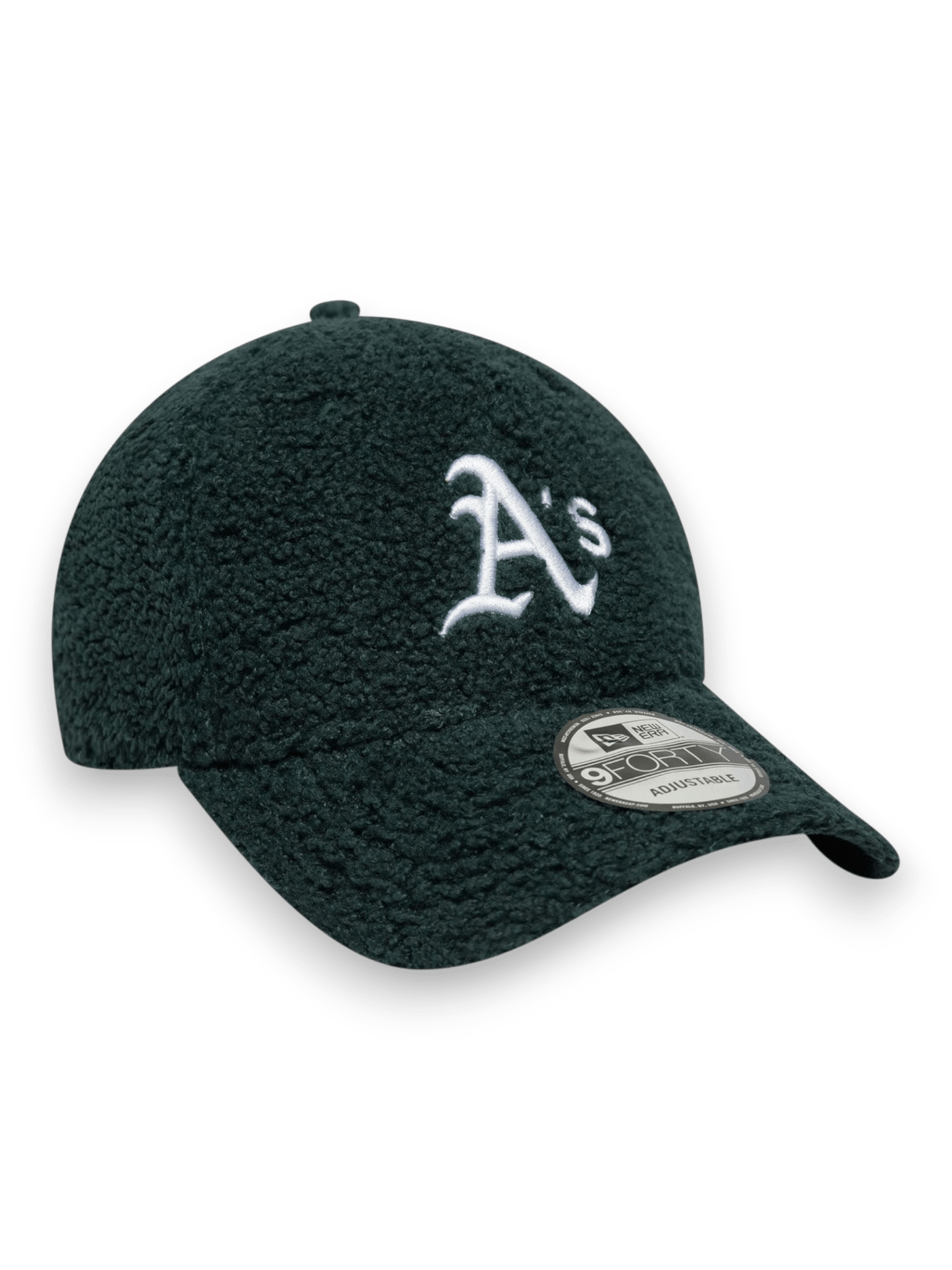 New Era 9FORTY Oakland Athletics MLB Winter Borg Verde Scuro