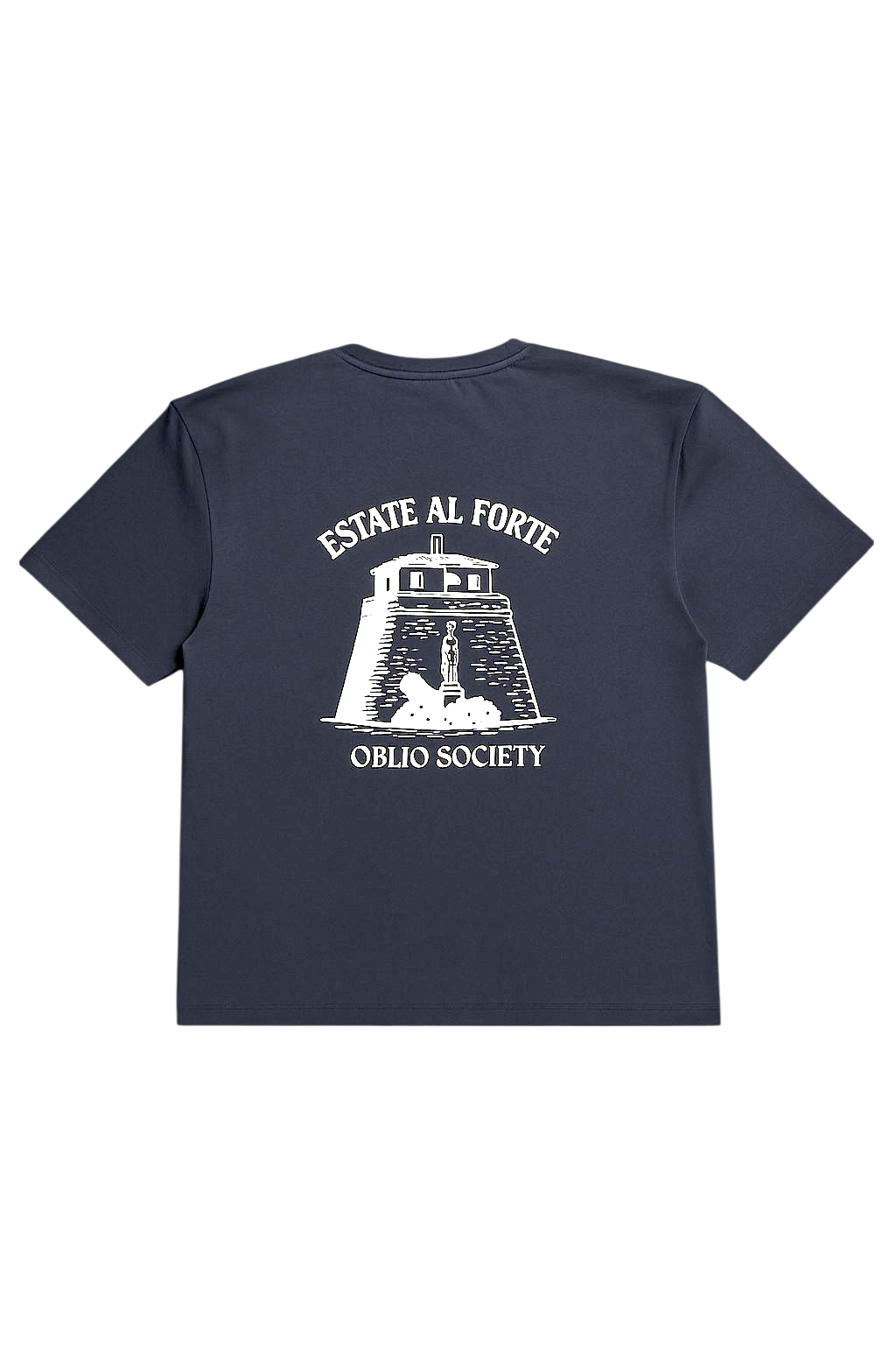 Oblio Estate al Forte Fortino Navy tshirt