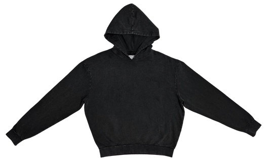 Juice Hoodie Coal Stone-Washed